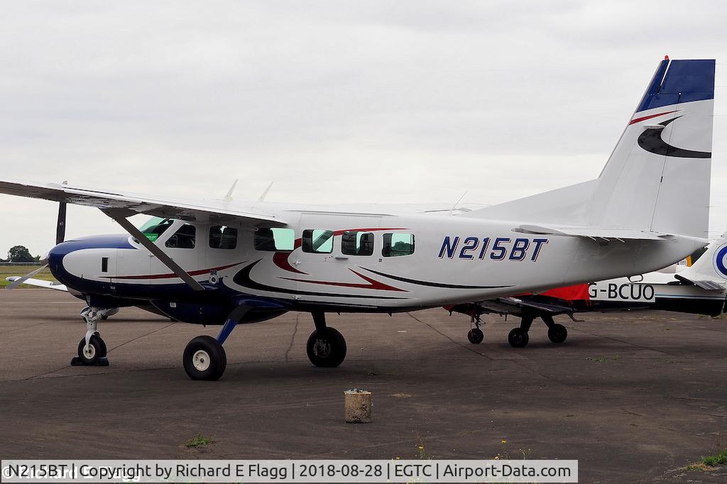 N215BT, 2009 Cessna 208 Caravan I C/N 20800517, Parked at Cranfield, Bedfordshire