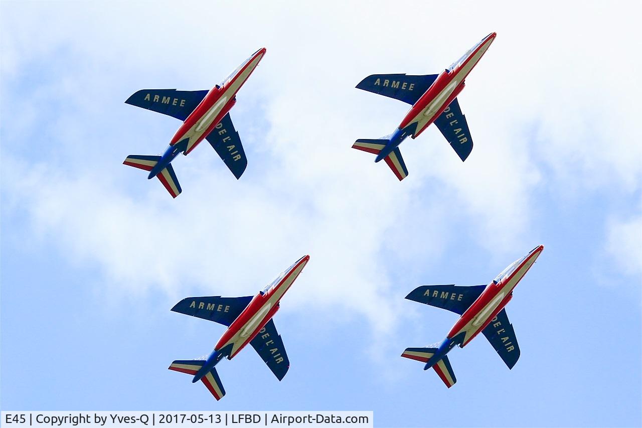 E45, Dassault-Dornier Alpha Jet E C/N E45, Dassault-Dornier Alpha Jet E (F-TETF), Leader of Patrouille de France 2017, Bordeaux-Mérignac Air Base 106 (LFBD-BOD) Open day 2017