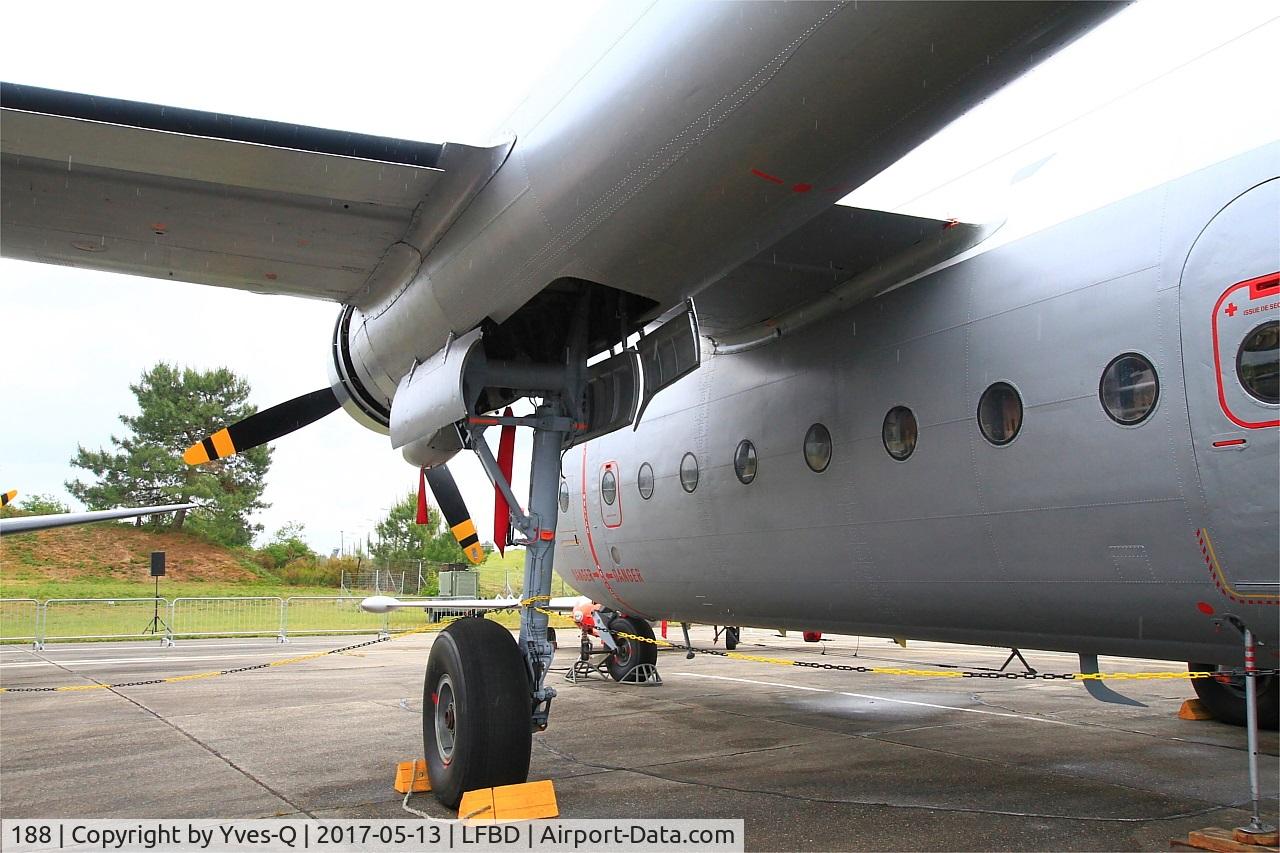 188, Nord N-2501D Noratlas C/N 188, Nord N-2501D Noratlas, Main landing gear close up view, C.A.E.A museum, Bordeaux-Merignac Air base 106 (LFBD-BOD)
