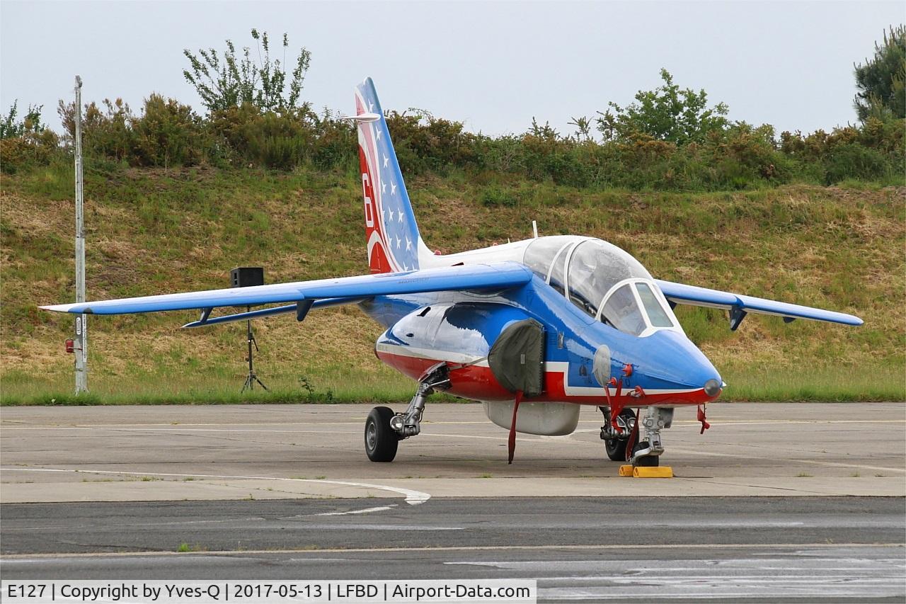 E127, 1983 Dassault-Dornier Alpha Jet E C/N E127, Dassault-Dornier Alpha Jet E (F-UGFK), Athos 06 of Patrouille de France 2017, Bordeaux-Mérignac Air Base 106 (LFBD-BOD) Open day 2017