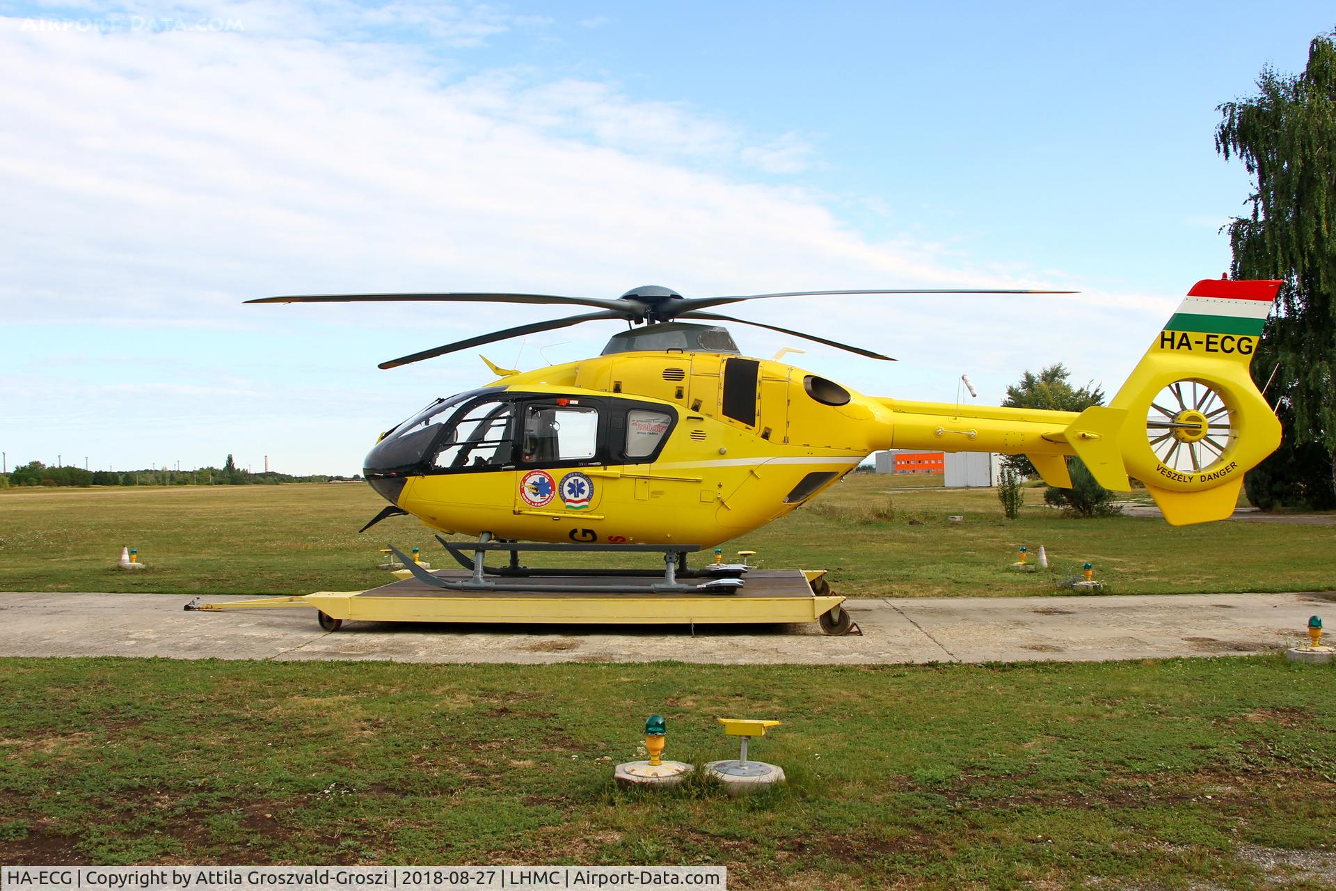 HA-ECG, 2005 Eurocopter EC-135T-2 C/N 0387, LHMC - Miskolc Airport, Hungary