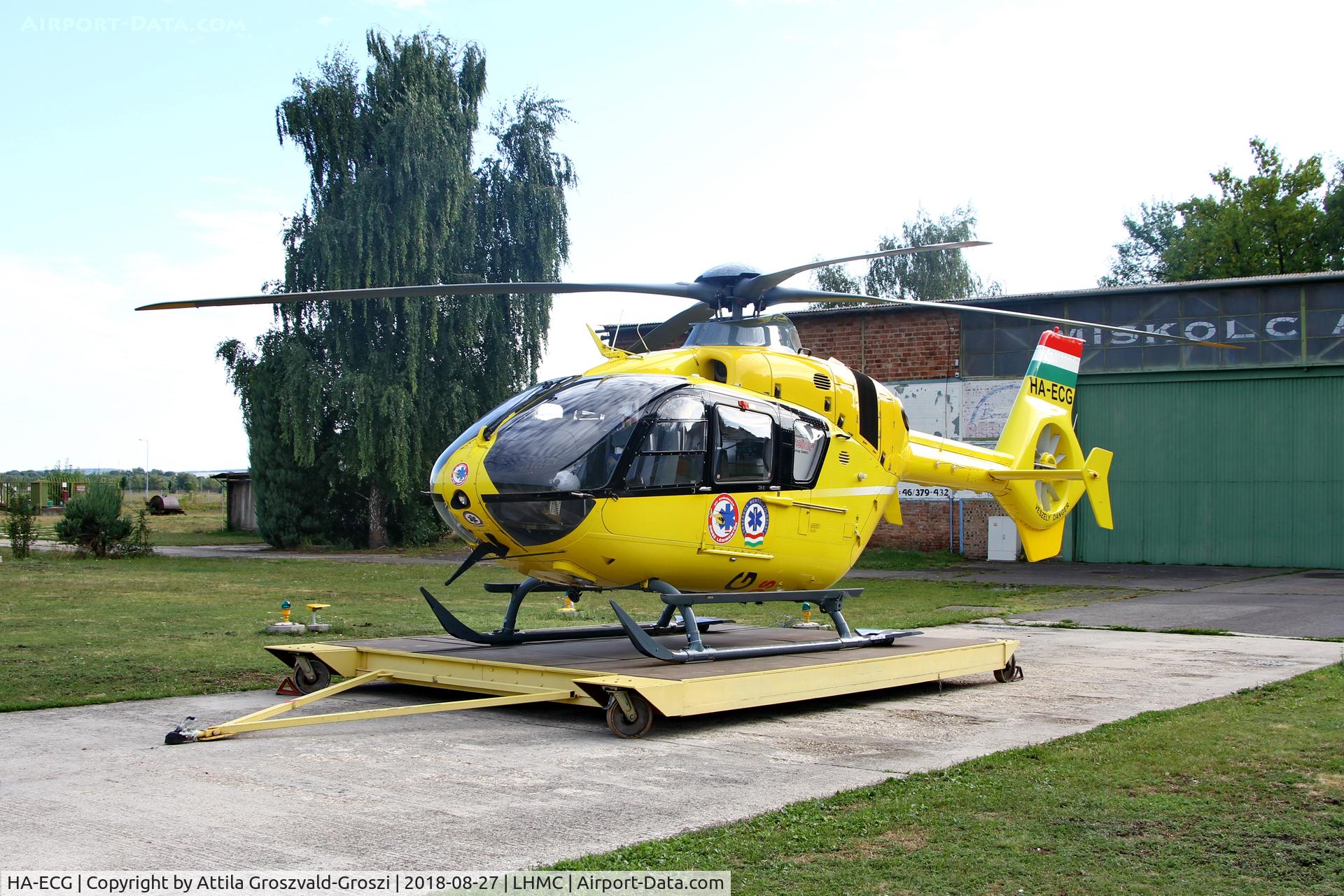 HA-ECG, 2005 Eurocopter EC-135T-2 C/N 0387, LHMC - Miskolc Airport, Hungary