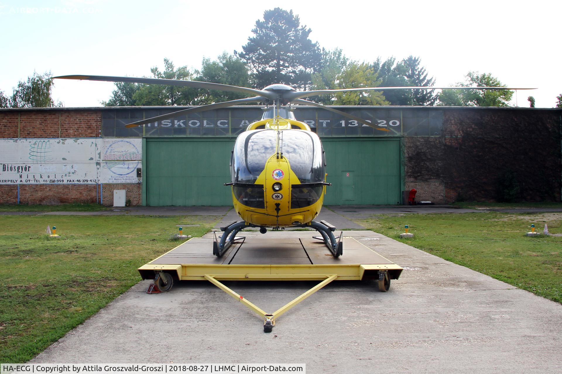 HA-ECG, 2005 Eurocopter EC-135T-2 C/N 0387, LHMC - Miskolc Airport, Hungary