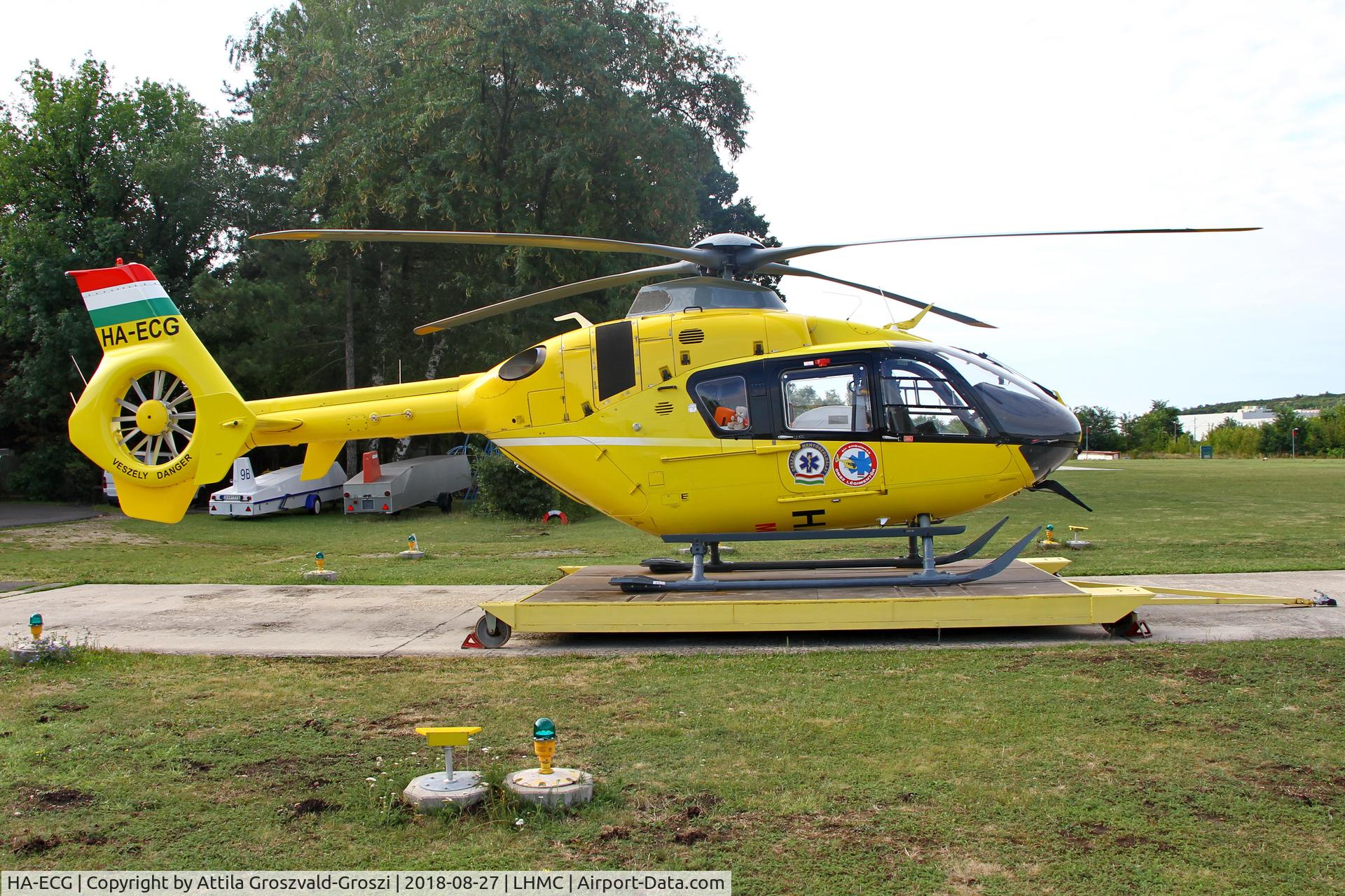 HA-ECG, 2005 Eurocopter EC-135T-2 C/N 0387, LHMC - Miskolc Airport, Hungary