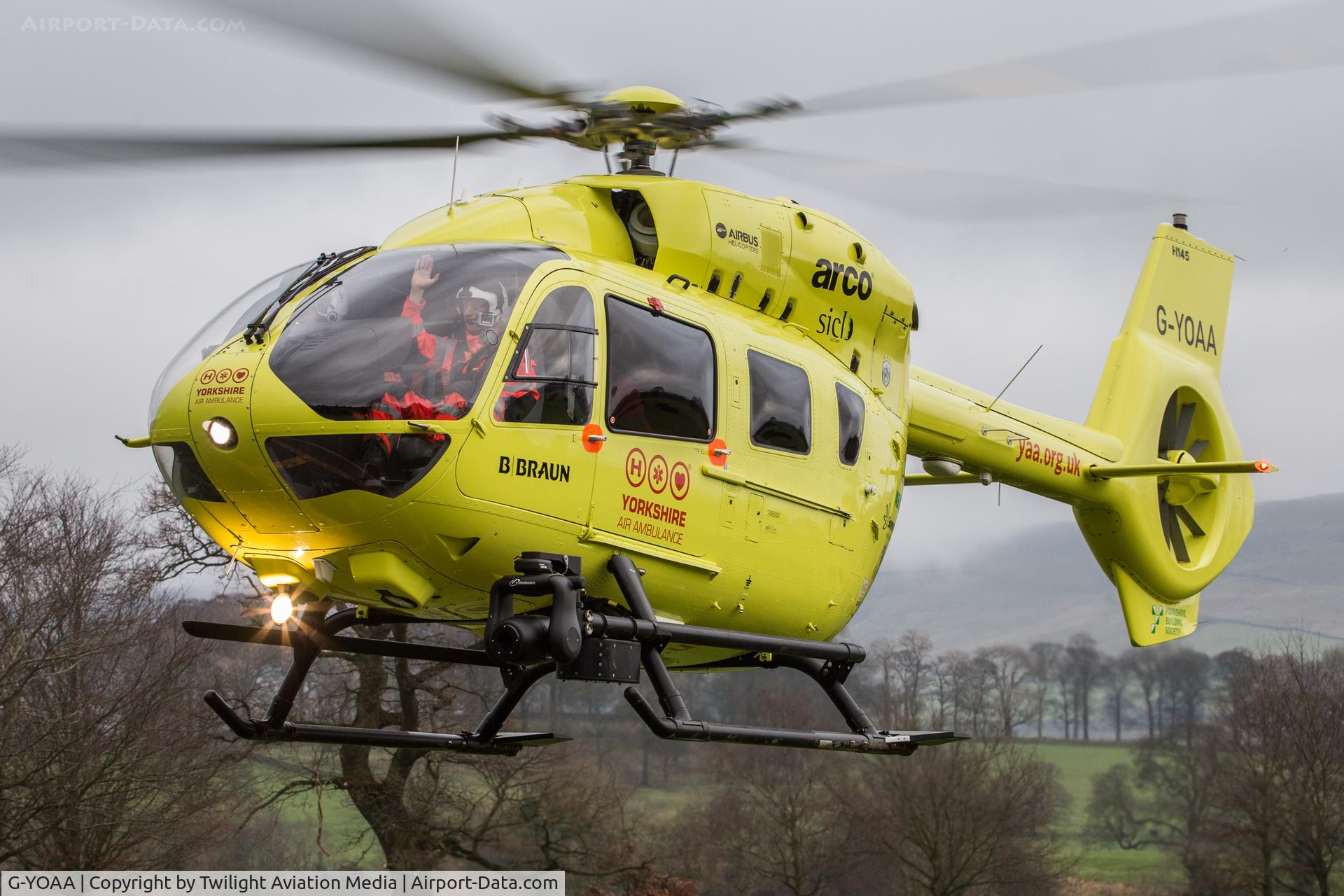 G-YOAA, 2016 Airbus Helicopters H-145 (BK-117D-2) C/N 20086, Yorkshire Air Ambulance