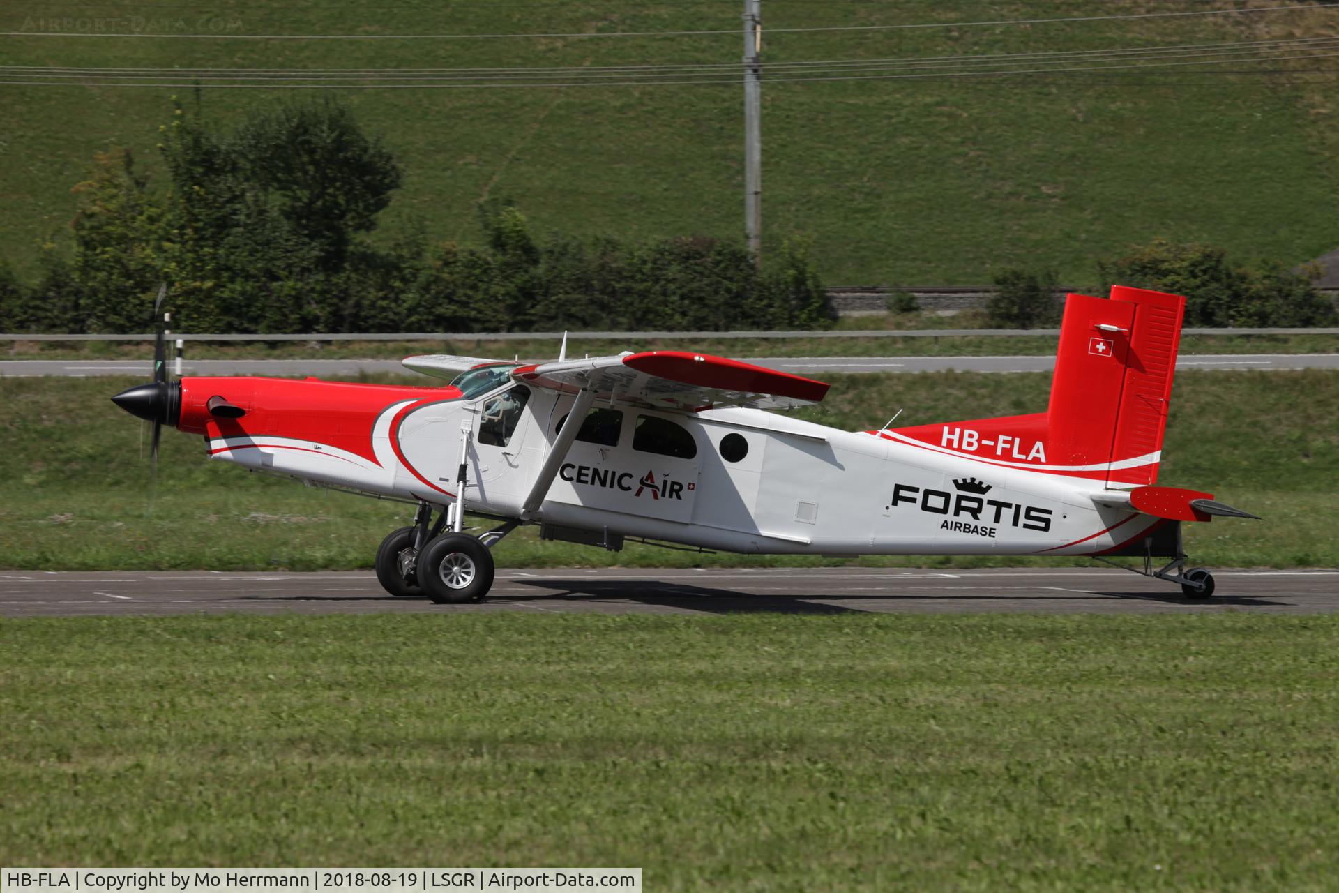 HB-FLA, 1994 Pilatus PC-6/B2-H4 Turbo Porter C/N 905, doing parachute flights