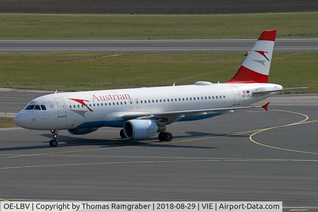 OE-LBV, 2000 Airbus A320-214 C/N 1385, Austrian Airlines Airbus A320