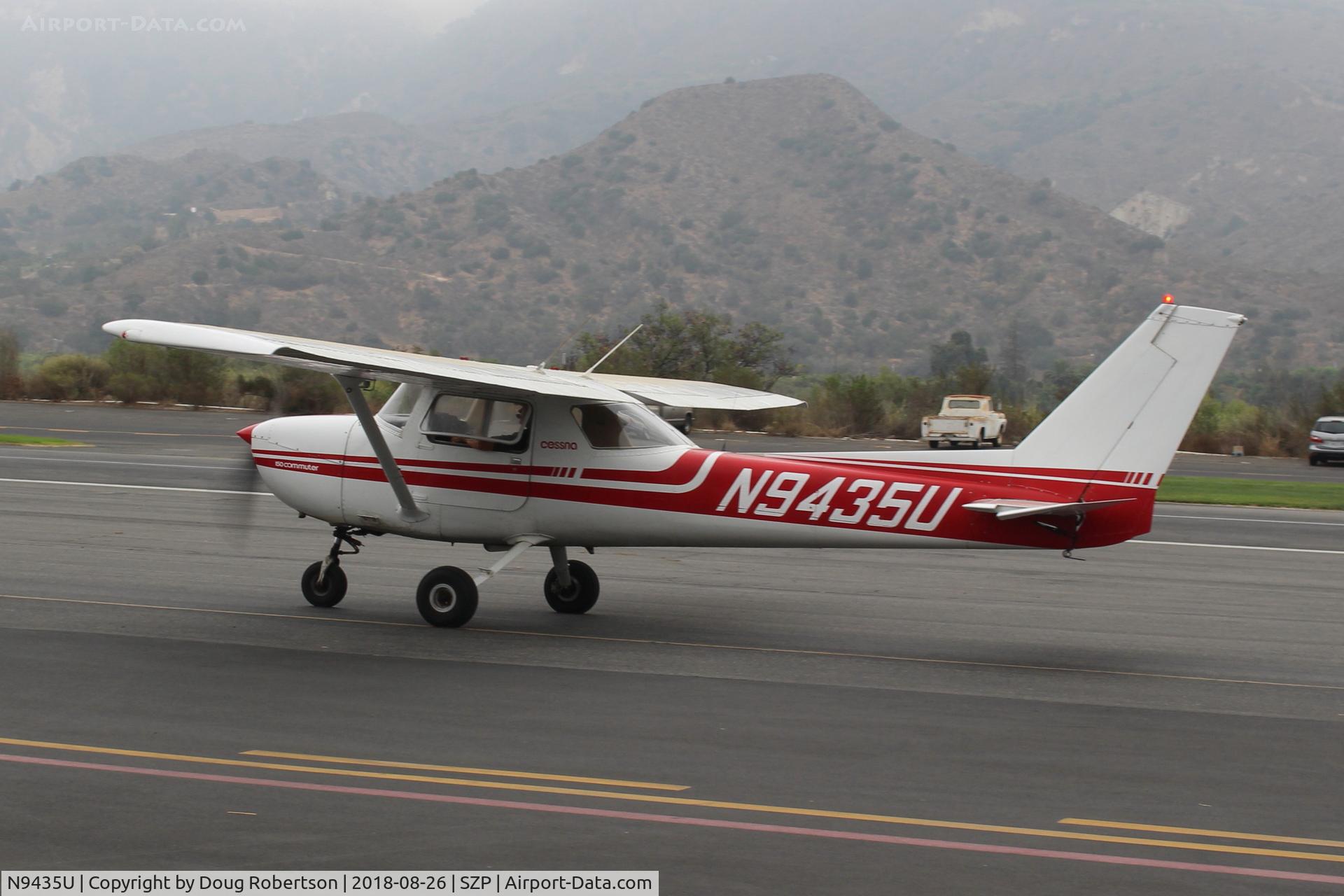 N9435U, 1976 Cessna 150M C/N 15078383, 1976 Cessna 150M. Continental O-200-100 Hp, taxi back