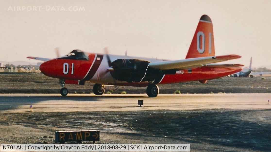 N701AU, 1959 Lockheed P2V-7 Firestar Neptune C/N 726-7190 (145920), Stockton Airport California 8-92