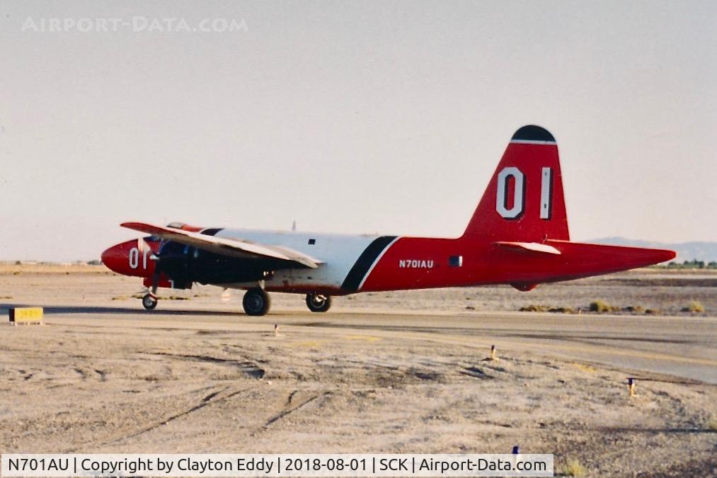 N701AU, 1959 Lockheed P2V-7 Firestar Neptune C/N 726-7190 (145920), Stockton Airport California 8-92