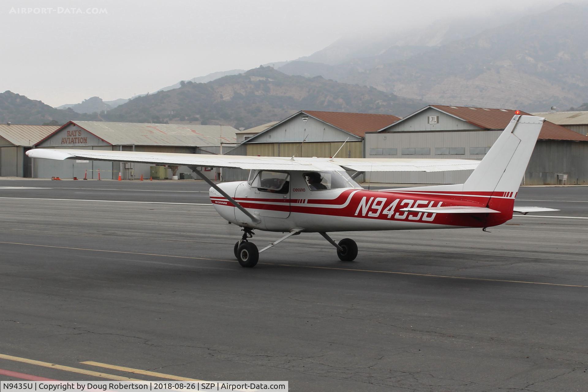 N9435U, 1976 Cessna 150M C/N 15078383, 1976 Cessna 150M, Continental O-200 100 Hp, taxi back