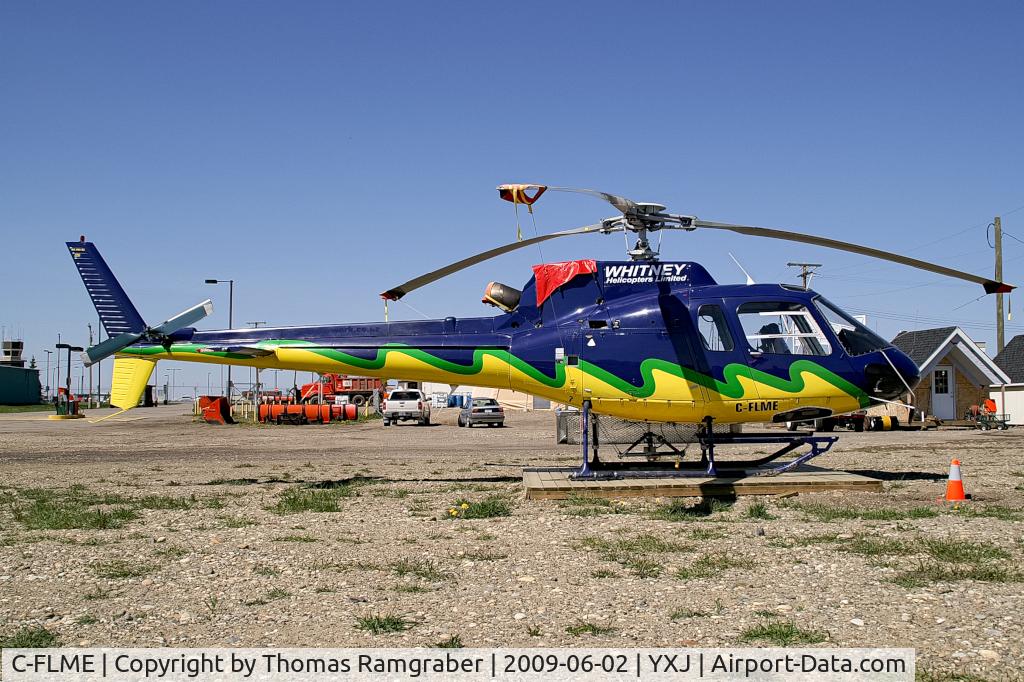 C-FLME, 1989 Aérospatiale AS-350B-2 Ecureuil C/N 2206, Whitney Helicopters Aerospatiale AS-350 B2 Ecureuil