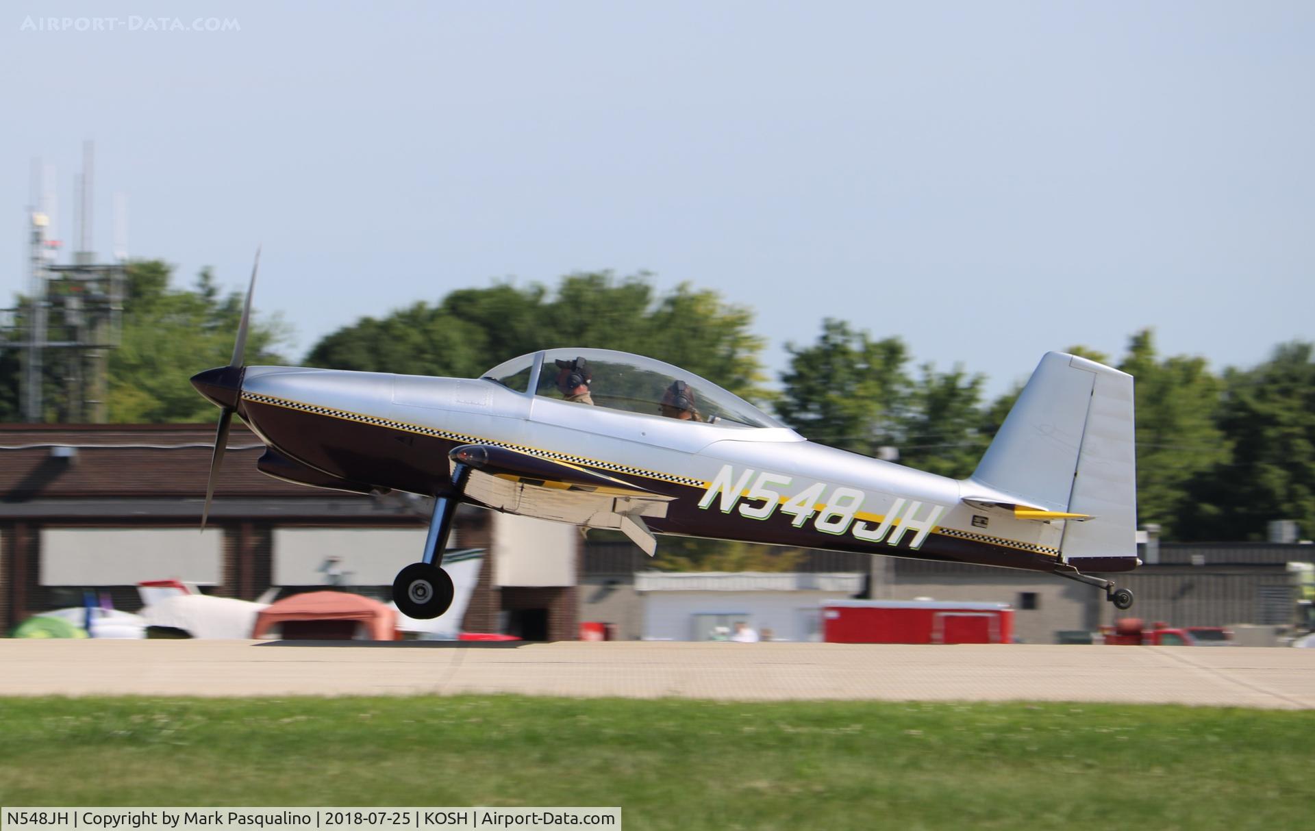 N548JH, 2007 Vans RV-8 C/N 54806, Vans RV-8