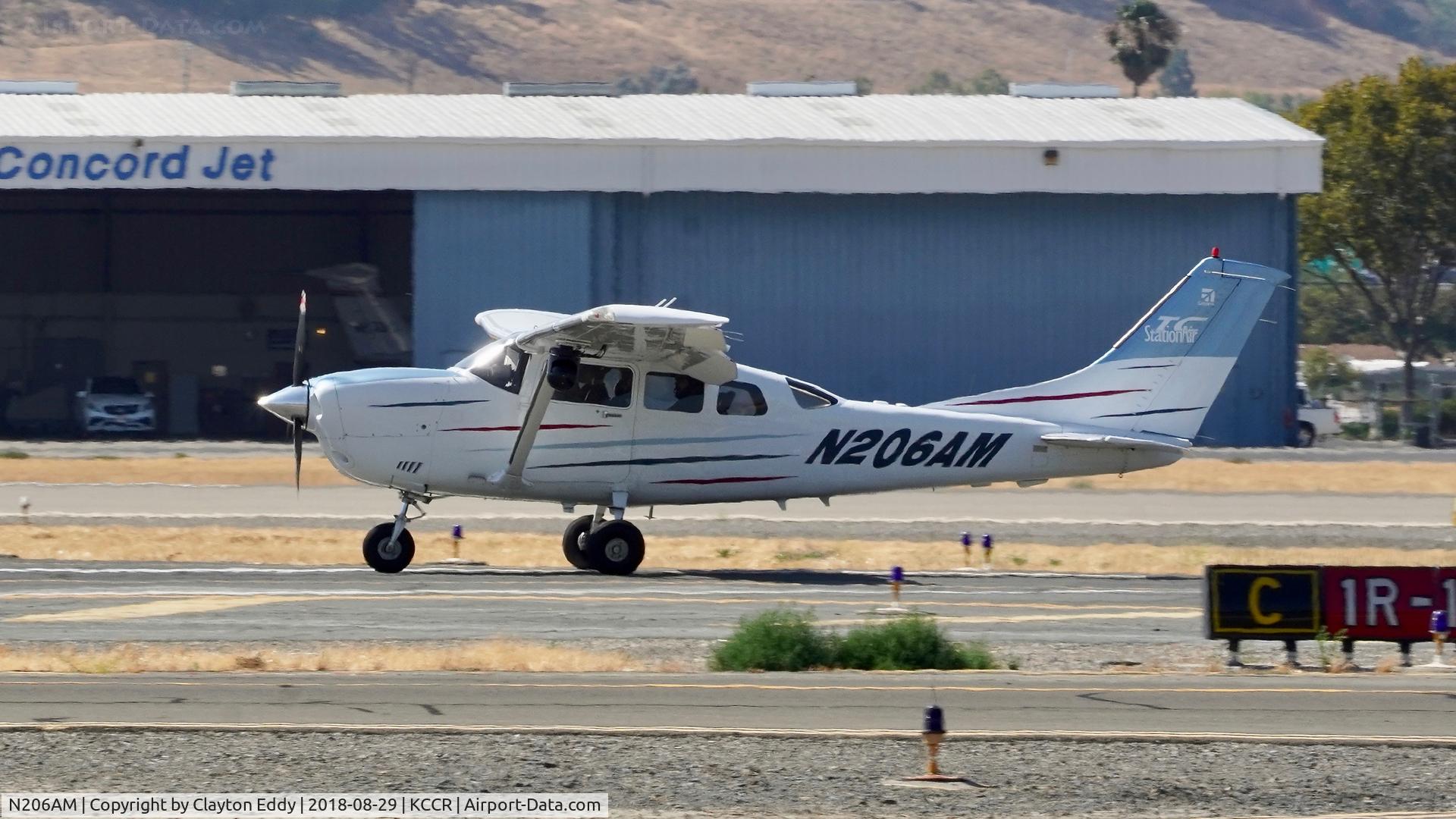 N206AM, 2003 Cessna T206H Turbo Stationair C/N T20608436, Buchanan Field Concord California 2018.