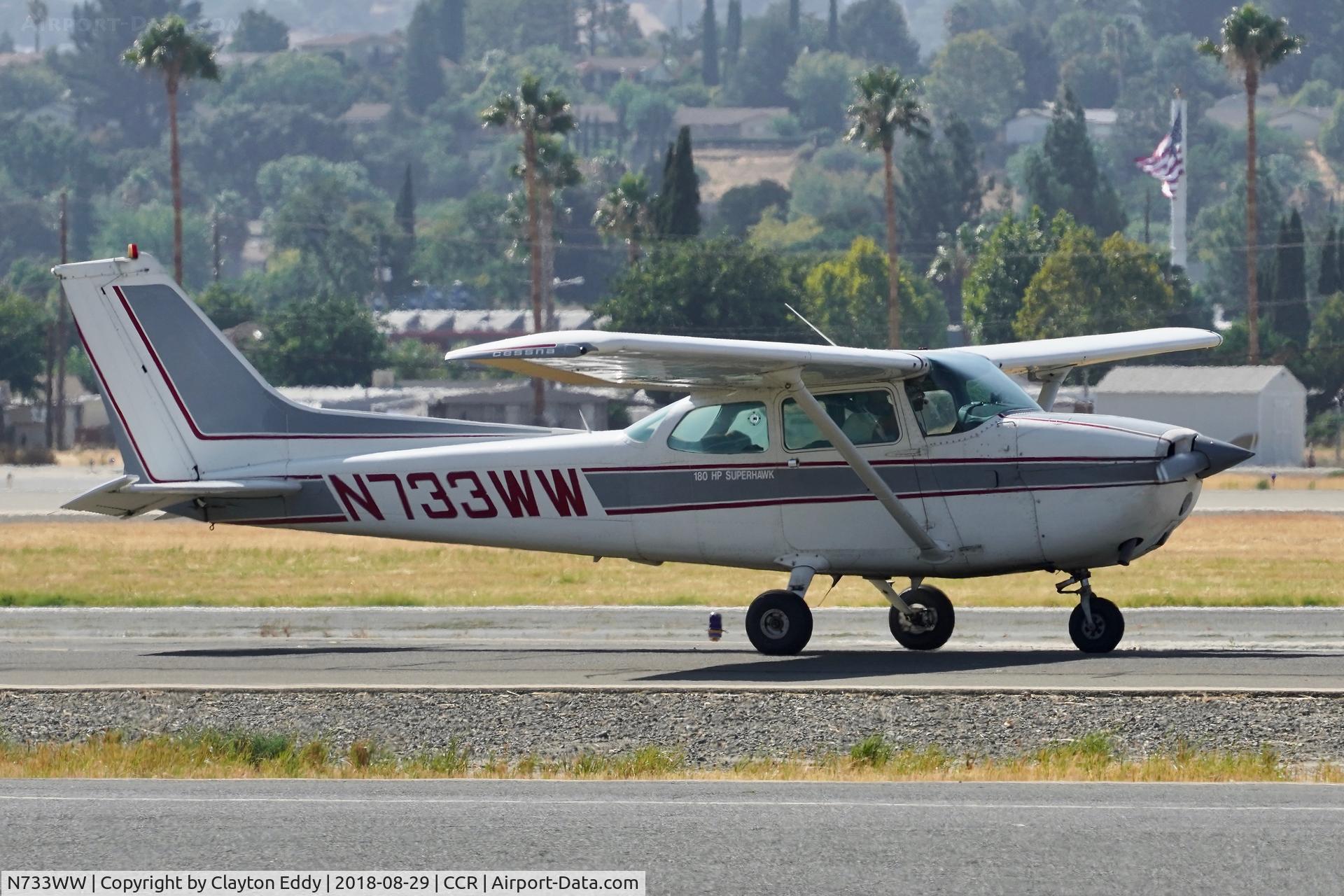 N733WW, 1977 Cessna 172N C/N 17268616, Buchanan Field Concord California 2018.