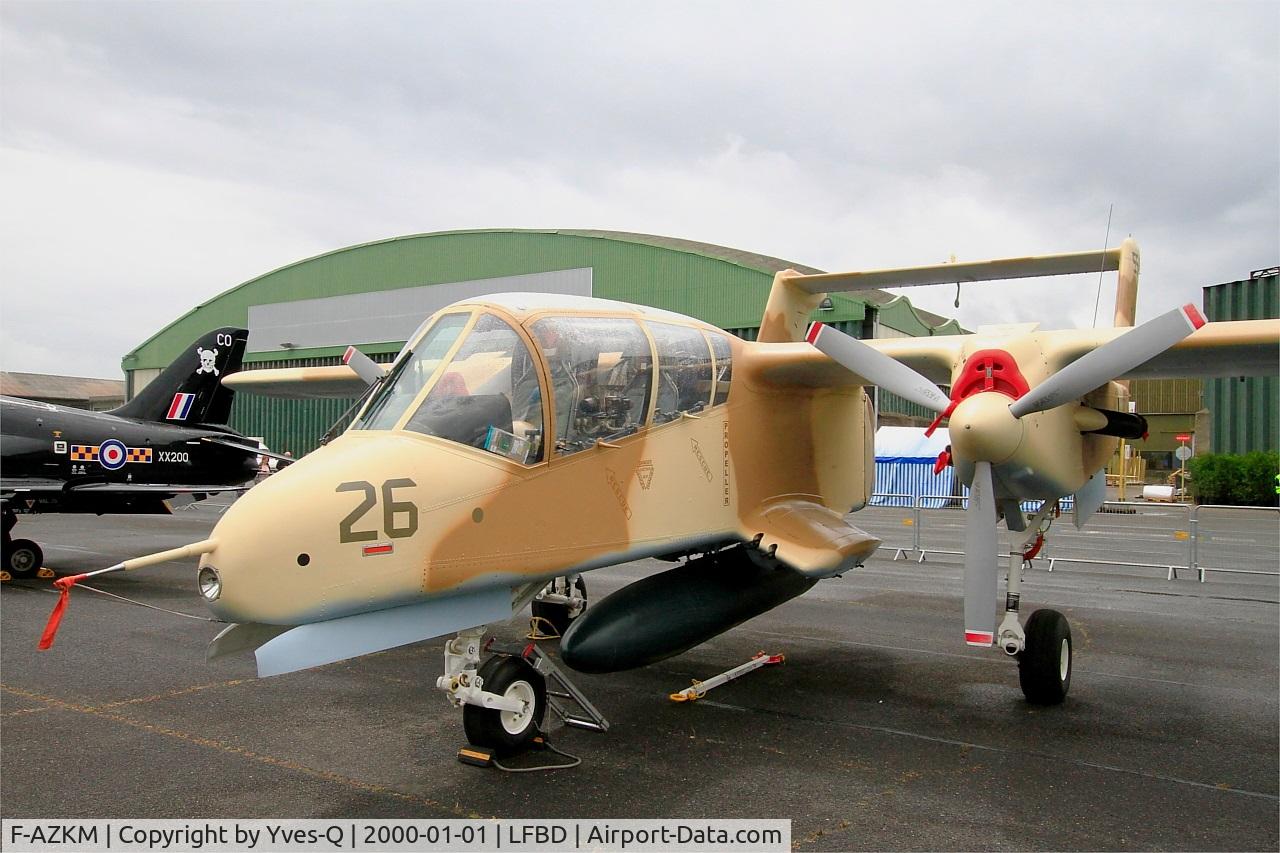 F-AZKM, 1971 North American OV-10B Bronco C/N 338-9 (305-65), North American OV-10B Bronco, Static display, Bordeaux-Mérignac Air Base 106 (LFBD-BOD) Open day 2017