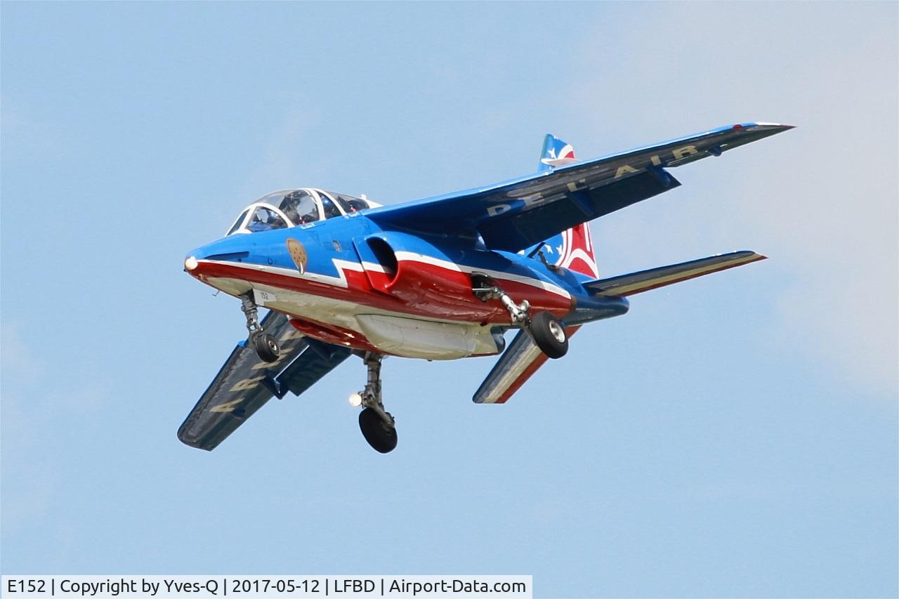 E152, Dassault-Dornier Alpha Jet E C/N E152, Dassault Dornier Alphajet E (F-UHRT), Athos 07 of Patrouille de France 2017, Bordeaux-Mérignac Air Base 106 (LFBD-BOD) Open day 2017