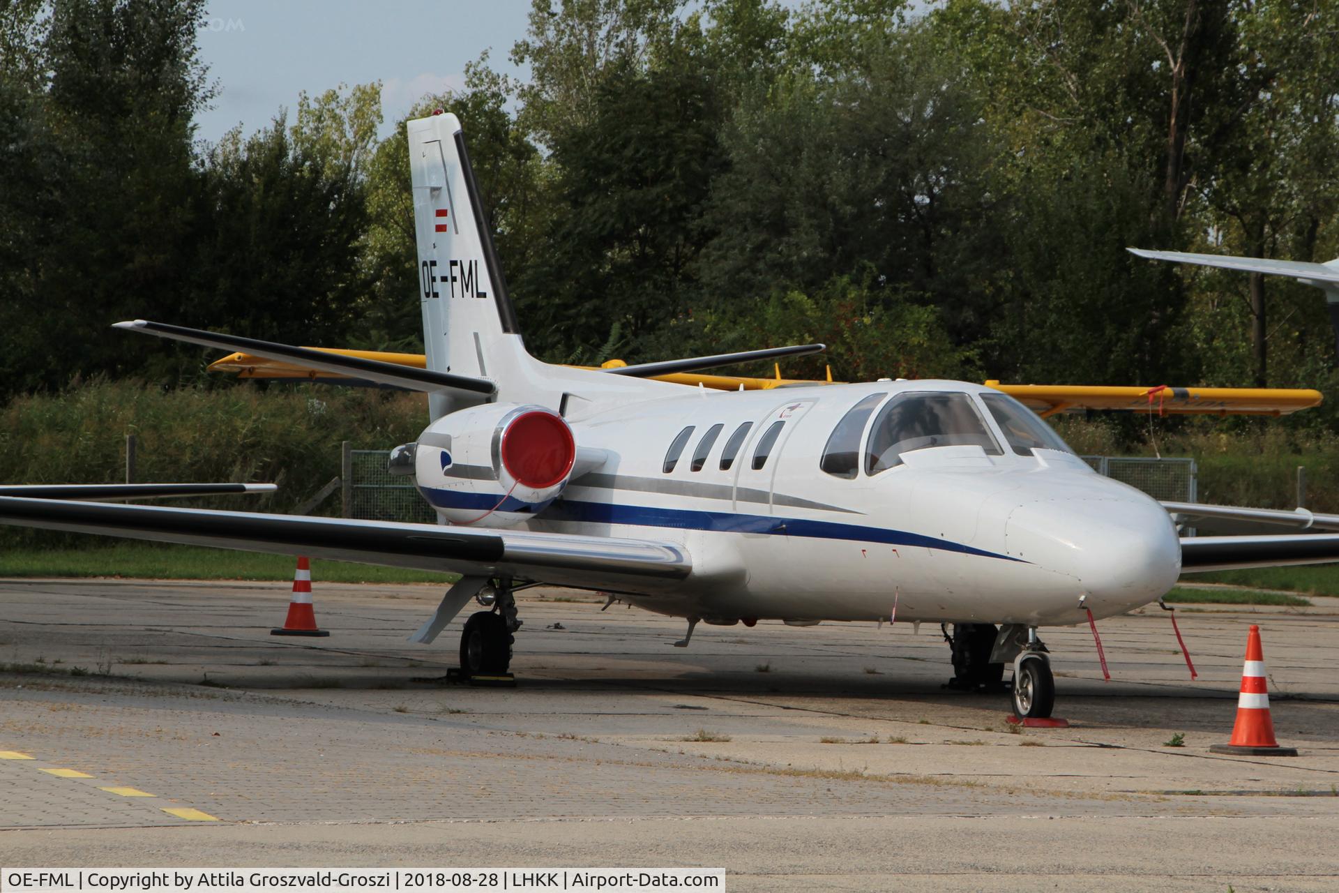 OE-FML, Cessna 500 Citation I C/N 500-0370, LHKK - Kiskunlacháza Airport, Hungary