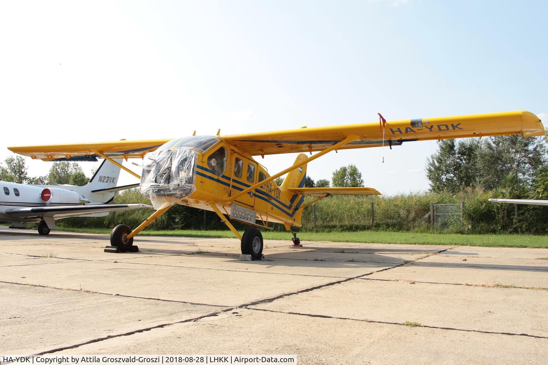 HA-YDK, Technoavia SMG-92 Turbo Finist C/N 01-002, LHKK - Kiskunlacháza Airport, Hungary