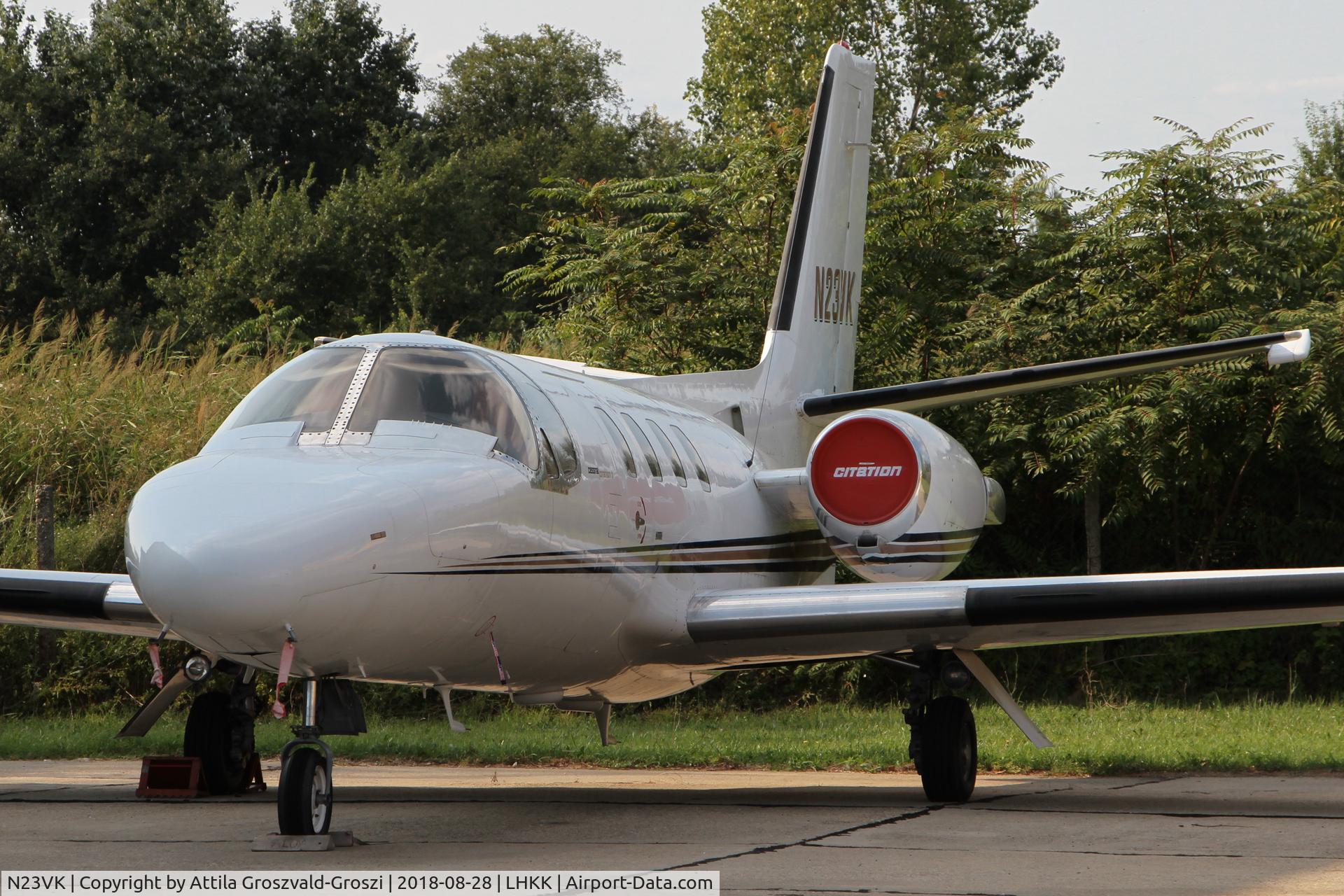 N23VK, 1980 Cessna 501 Citation I/SP C/N 501-0175, LHKK - Kiskunlacháza Airport, Hungary