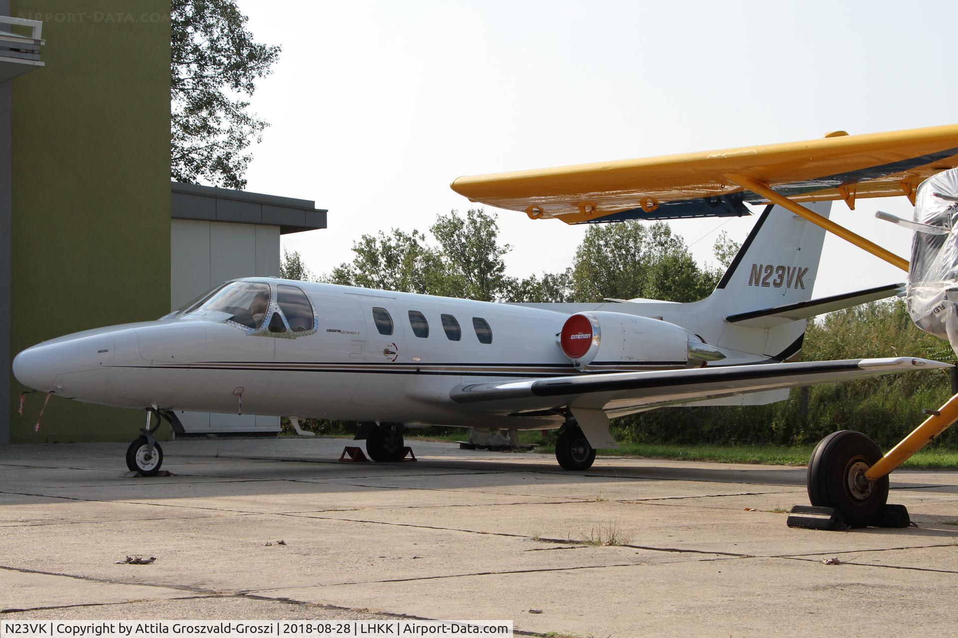 N23VK, 1980 Cessna 501 Citation I/SP C/N 501-0175, LHKK - Kiskunlacháza Airport, Hungary