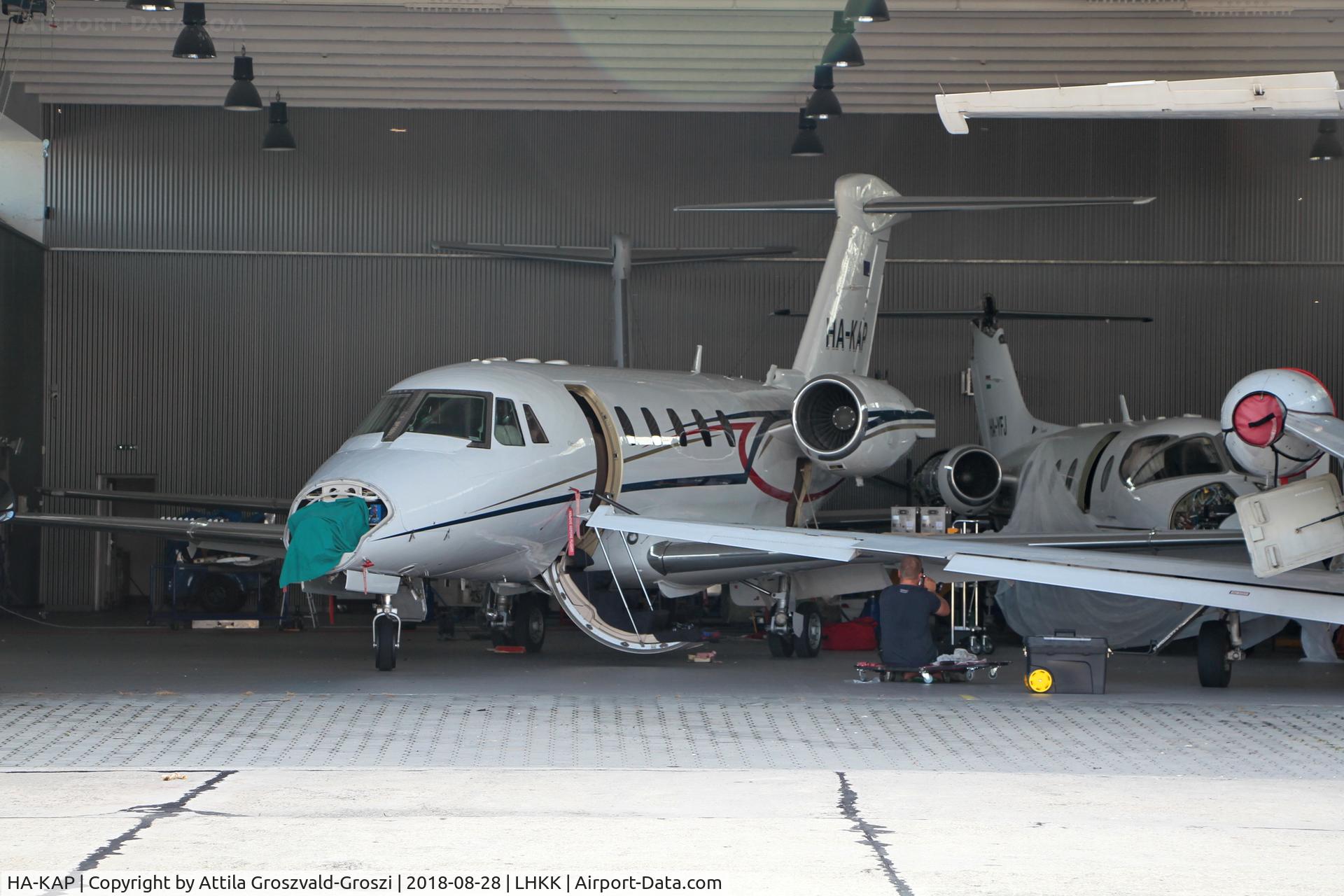 HA-KAP, 1997 Cessna 650 Citation VII C/N 650-7080, LHKK - Kiskunlacháza Airport, Hungary