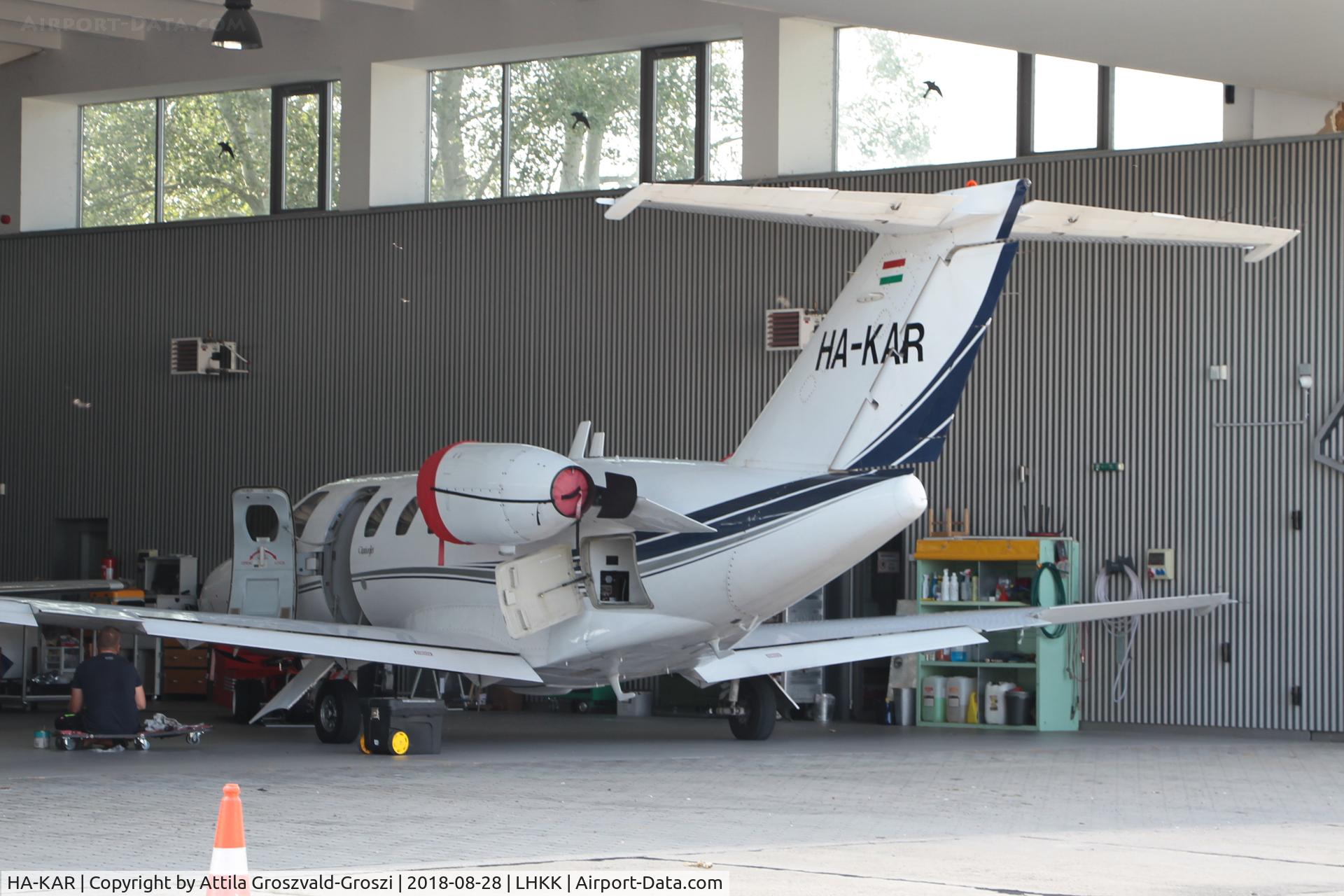HA-KAR, 1993 Cessna 525 CitationJet C/N 525-0016, LHKK - Kiskunlacháza Airport, Hungary