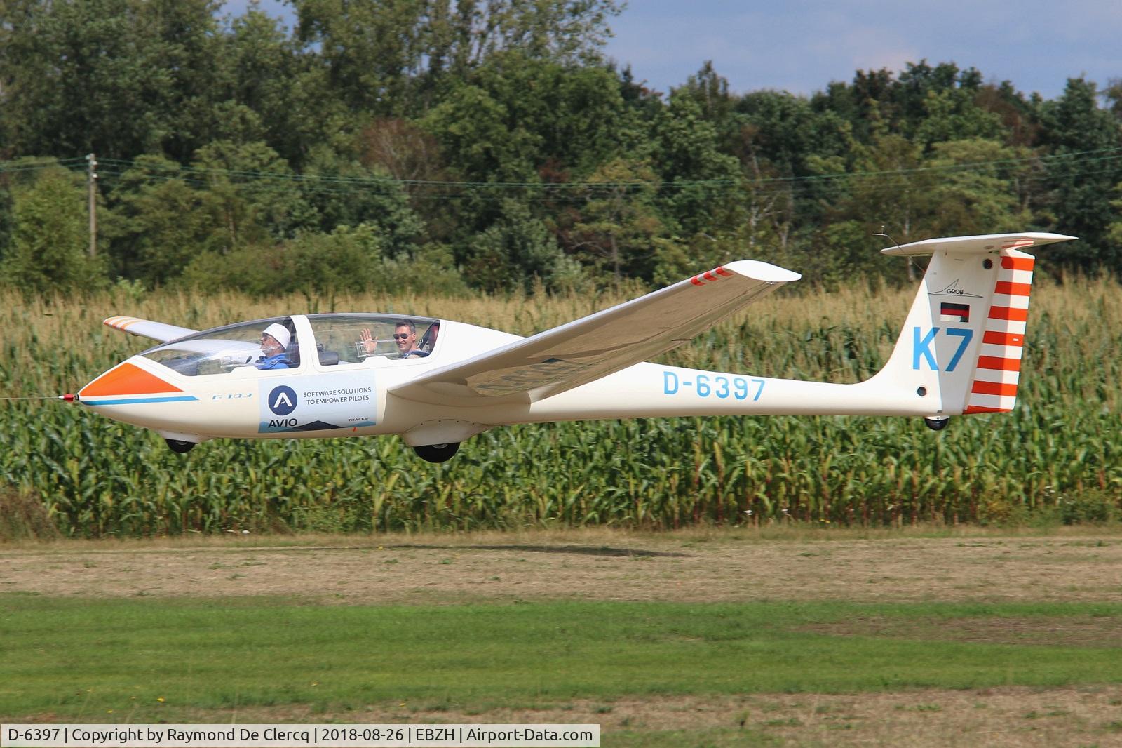 D-6397, Grob G-103 Twin Astir II C/N 34041-K-272, At Kiewit - Hasselt.