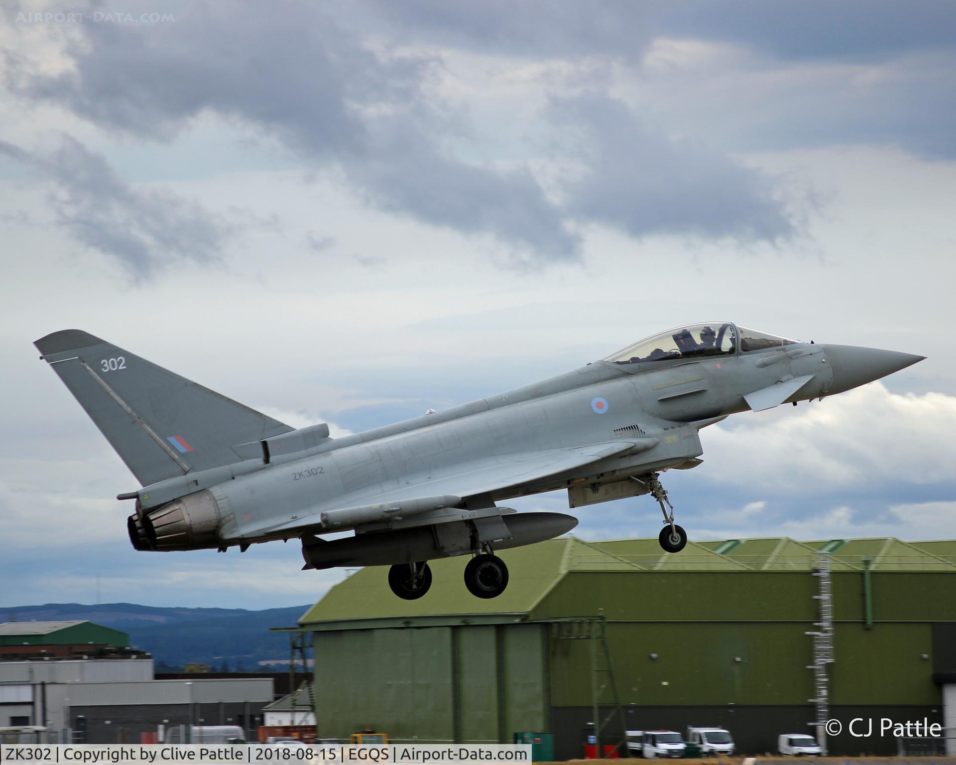 ZK302, 2009 Eurofighter EF-2000 Typhoon FGR.4 C/N BS054, On duty at Lossiemouth