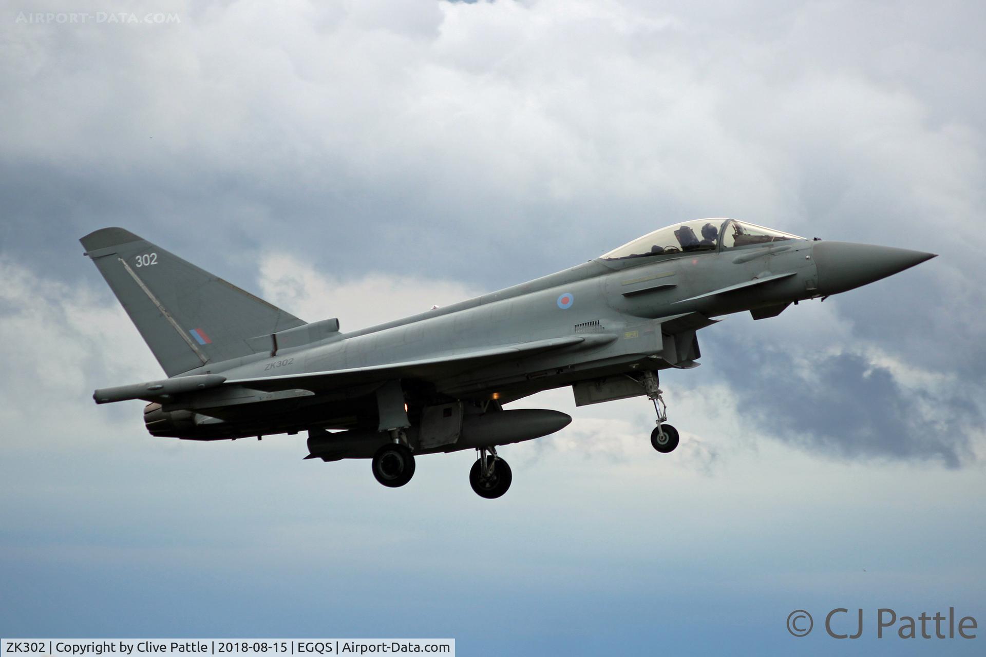 ZK302, 2009 Eurofighter EF-2000 Typhoon FGR.4 C/N BS054, On duty at Lossiemouth