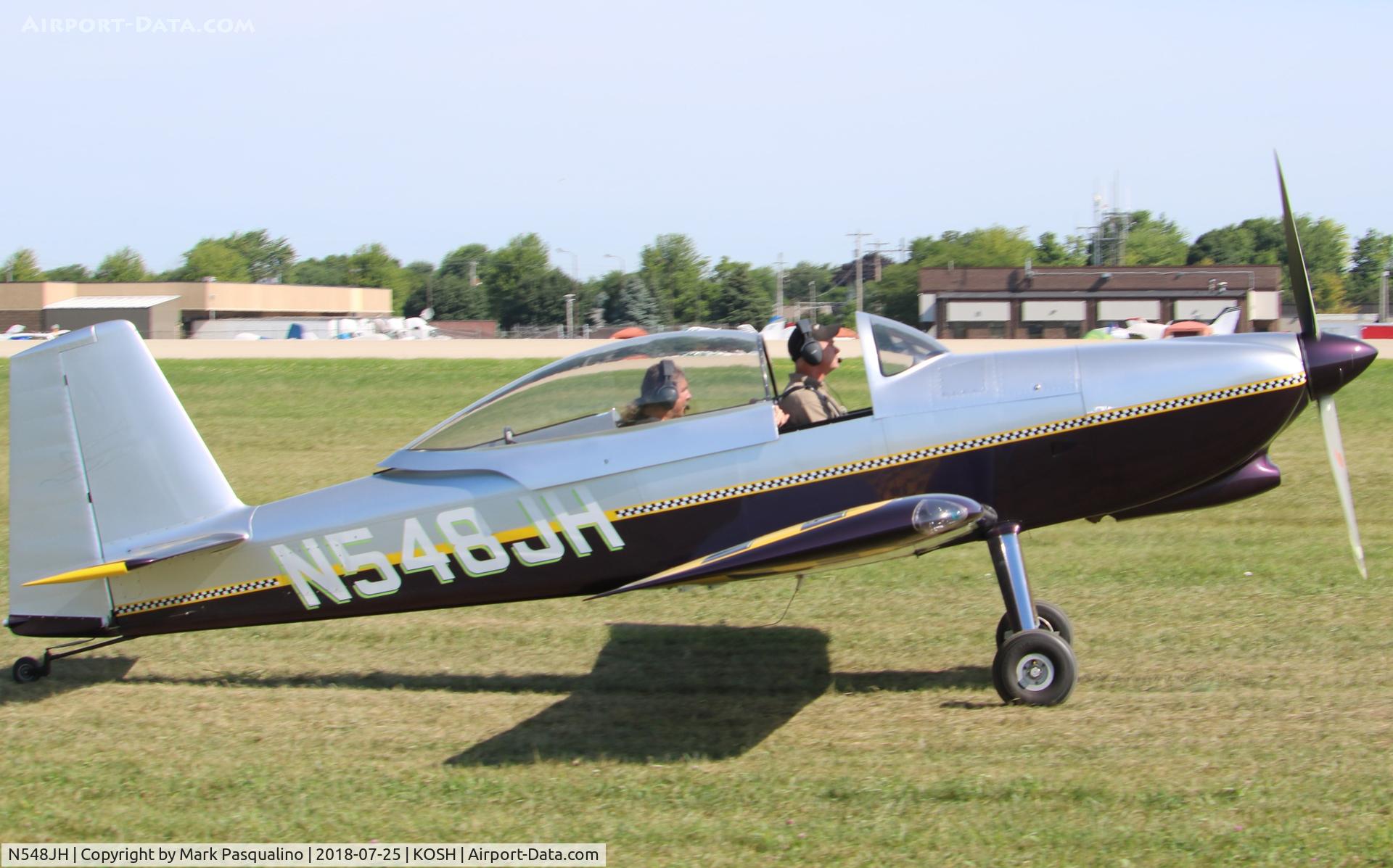 N548JH, 2007 Vans RV-8 C/N 54806, Vans RV-8