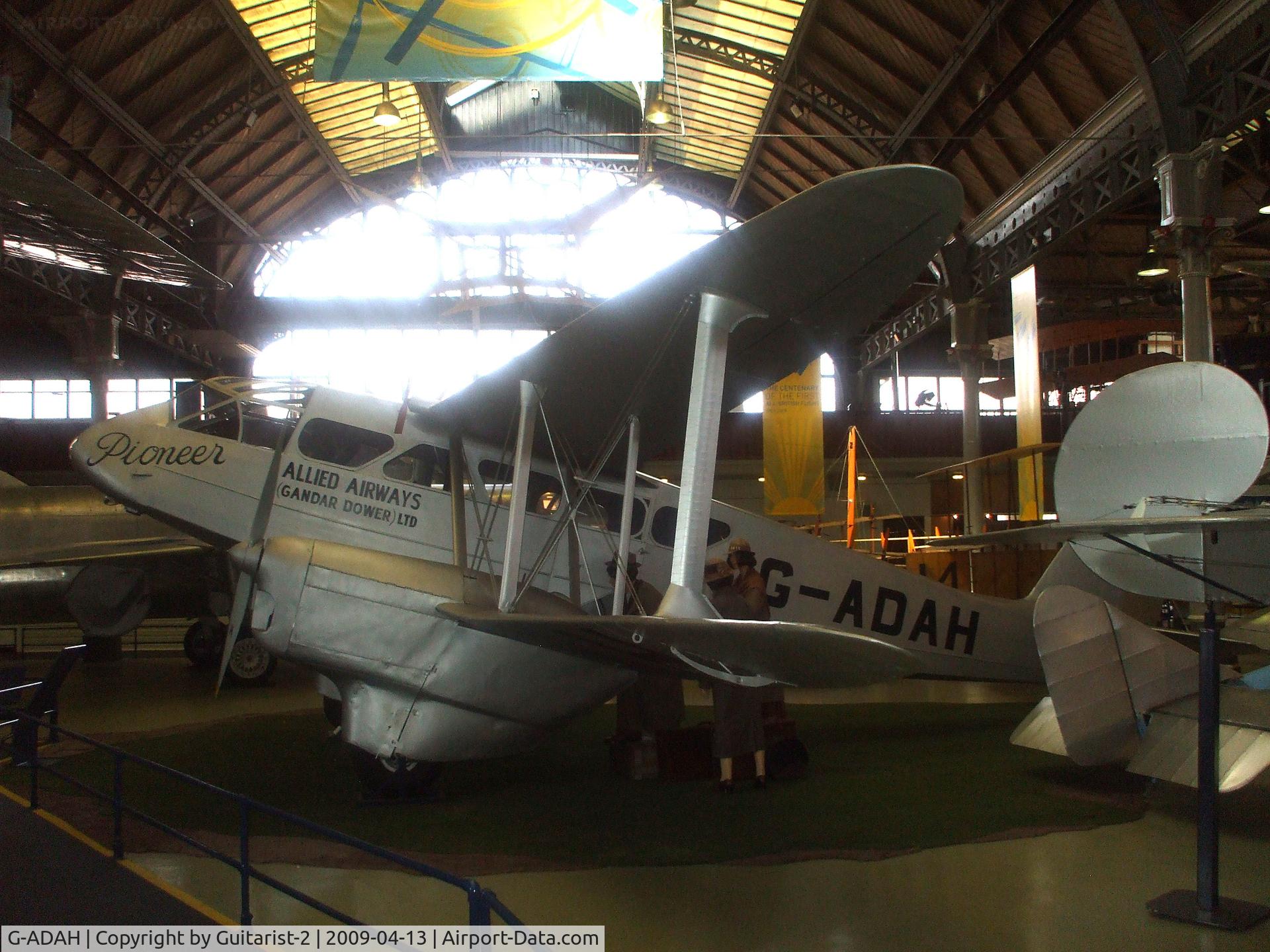 G-ADAH, De Havilland DH-89A Dragon Rapide C/N 6278, Museum Of Science and Industry Manchester