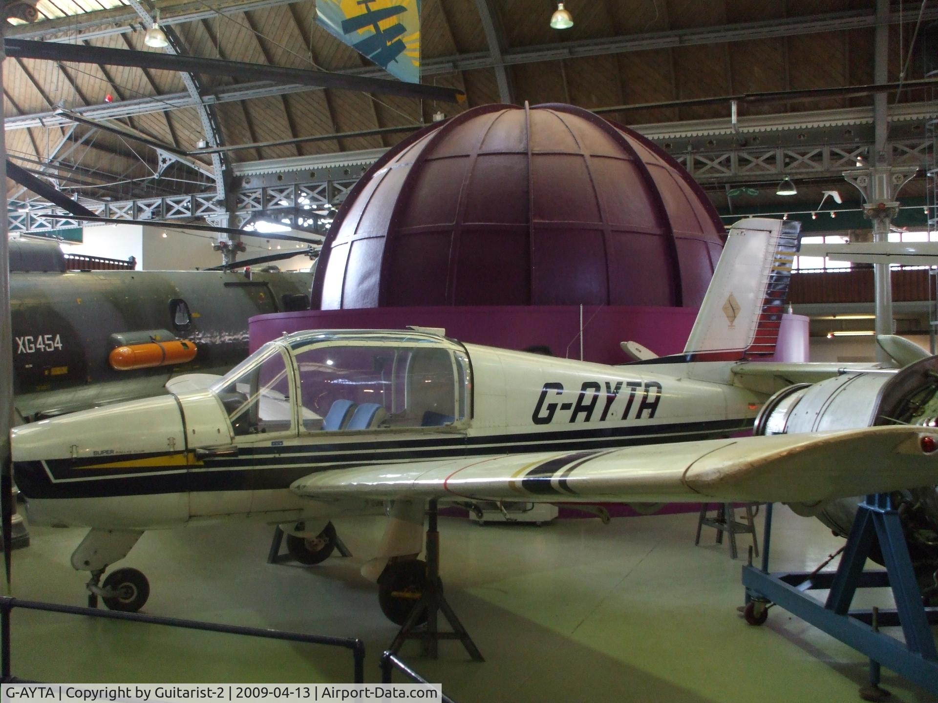 G-AYTA, 1971 Socata MS-880B Rallye Club C/N 1789, Museum of Science and Industry. Manchester