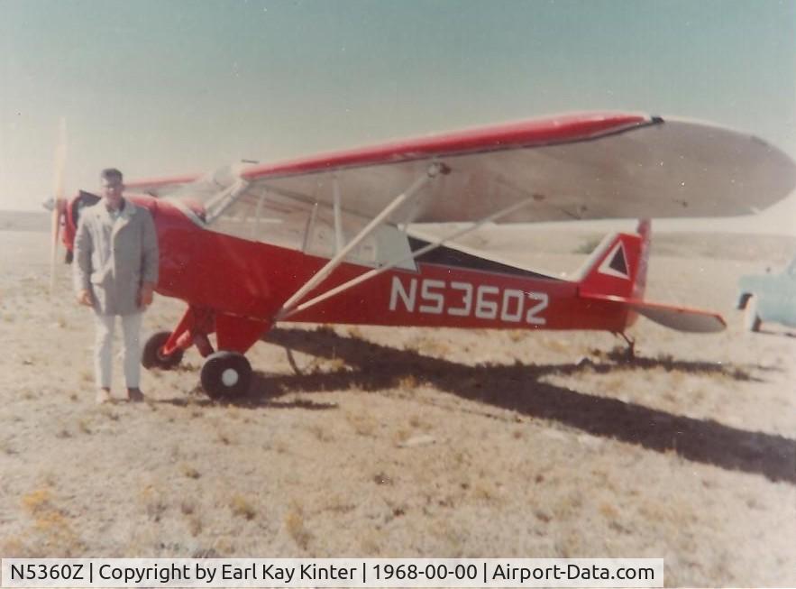 N5360Z, 1961 Piper PA-22-108 Colt Colt C/N 22-9086, N5360Z in 1968