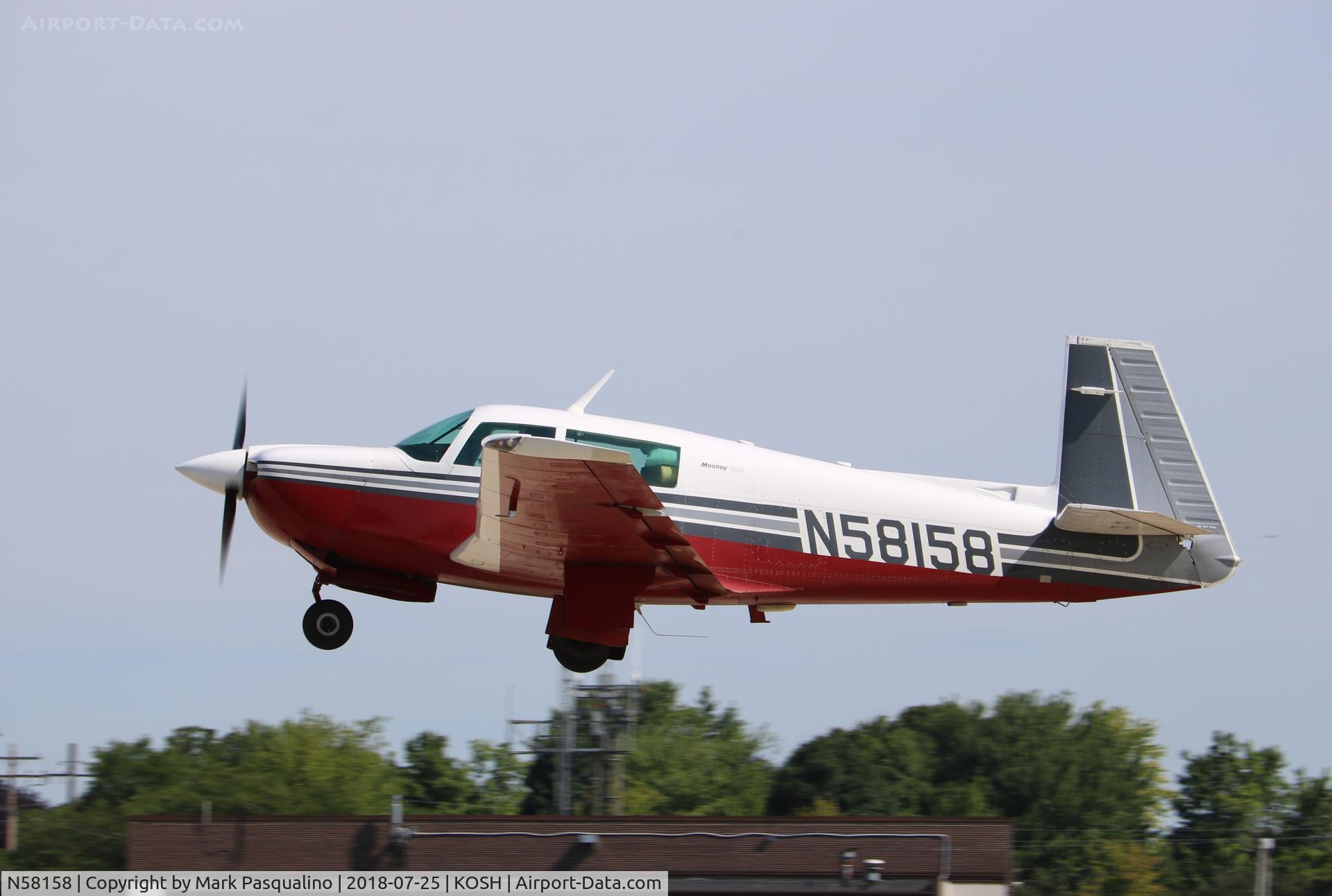 N58158, 1984 Mooney M20J 201 C/N 24-1509, Mooney M20J