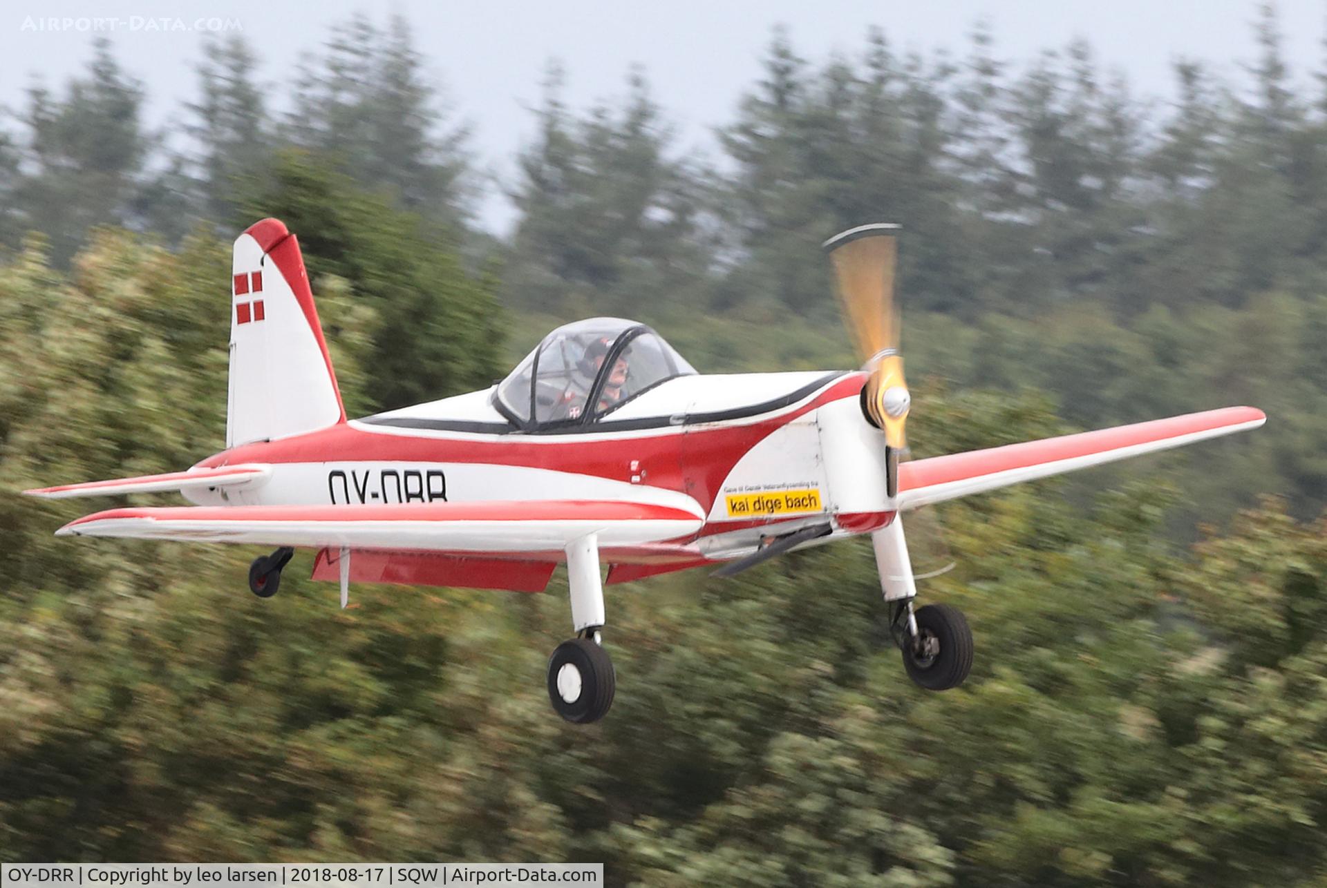 OY-DRR, 1949 SAI KZ VIII C/N 203, Skive 17.8.2018 Vintage Aerobatic Wold Shampionship