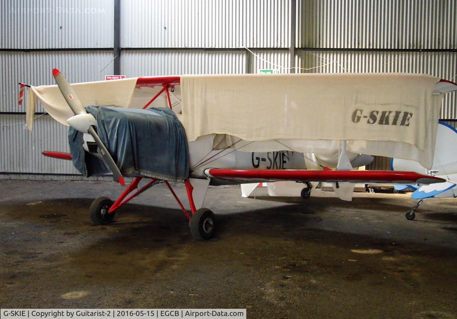 G-SKIE, 1989 Steen Skybolt C/N AACA/357, At City Airport Manchester
