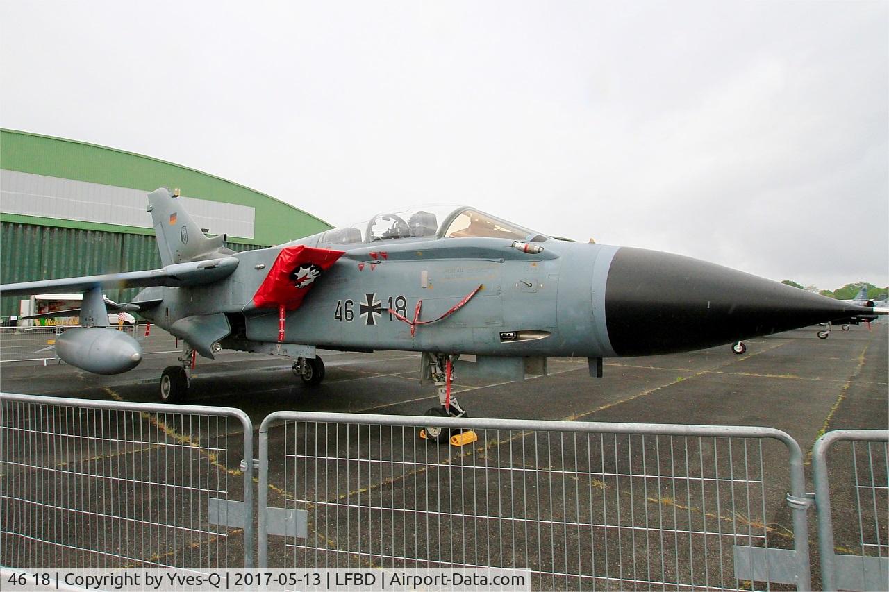 46 18, Panavia Tornado IDS C/N 789/GS251/4318, German Air Force Panavia Tornado IDS, Static display, Bordeaux-Mérignac Air Base 106(LFBD-BOD) Open day 2017