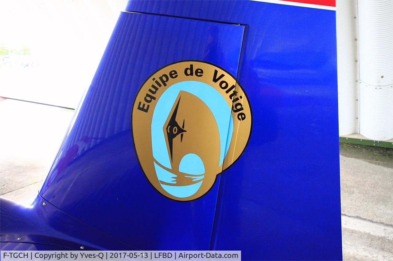 F-TGCH, Extra EA-330LC C/N 03, Extra EA-330LC, Tail close up view, Bordeaux-Mérignac Air Base 106 (LFBD-BOD) Open day 2017