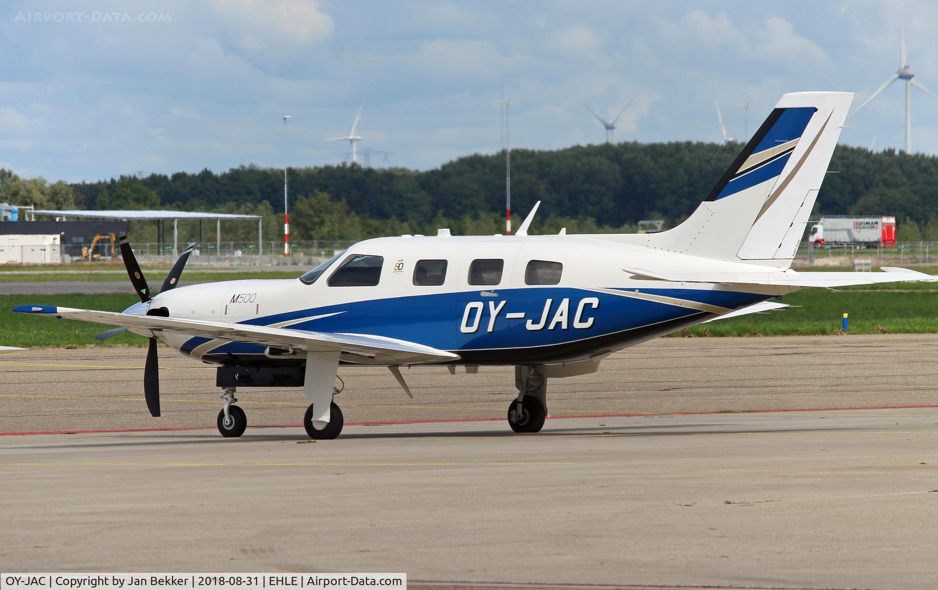 OY-JAC, 2017 Piper PA-46-500TP Malibu Meridian C/N 4697624, Lelystad Airport