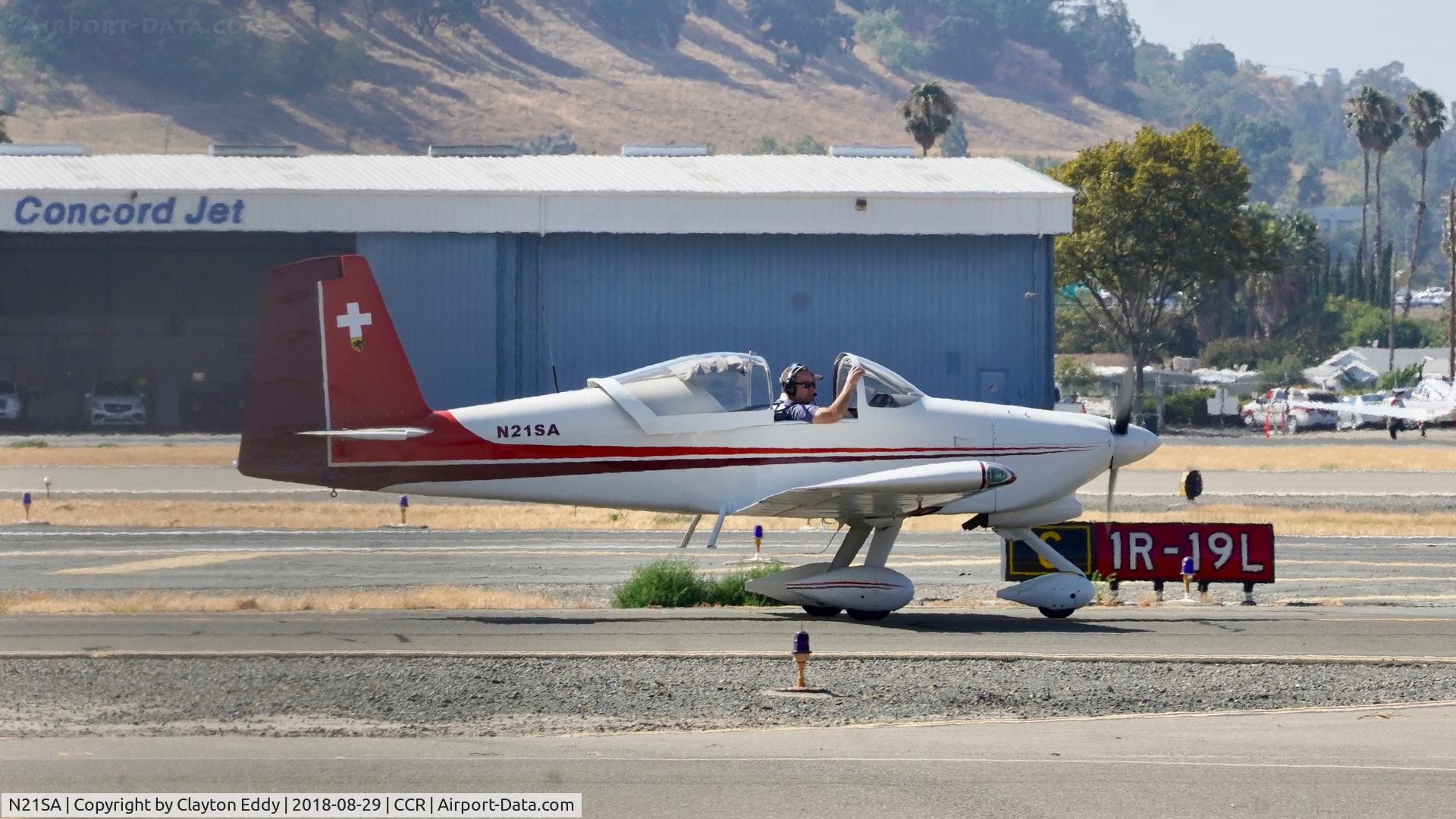 N21SA, 2010 Vans RV-7A C/N 70739, Buchanan Field Concord California 2018.