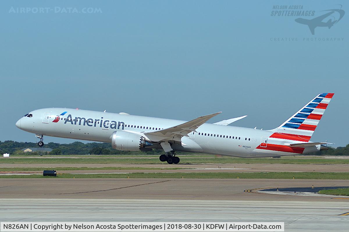 N826AN, 2017 Boeing 787-9 Dreamliner C/N 40649, DFW > PVG