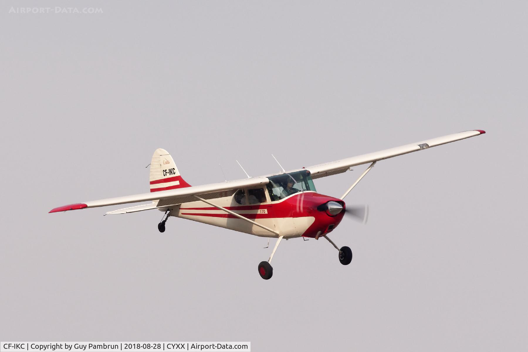 CF-IKC, 1953 Cessna 170B C/N 26048, Landing