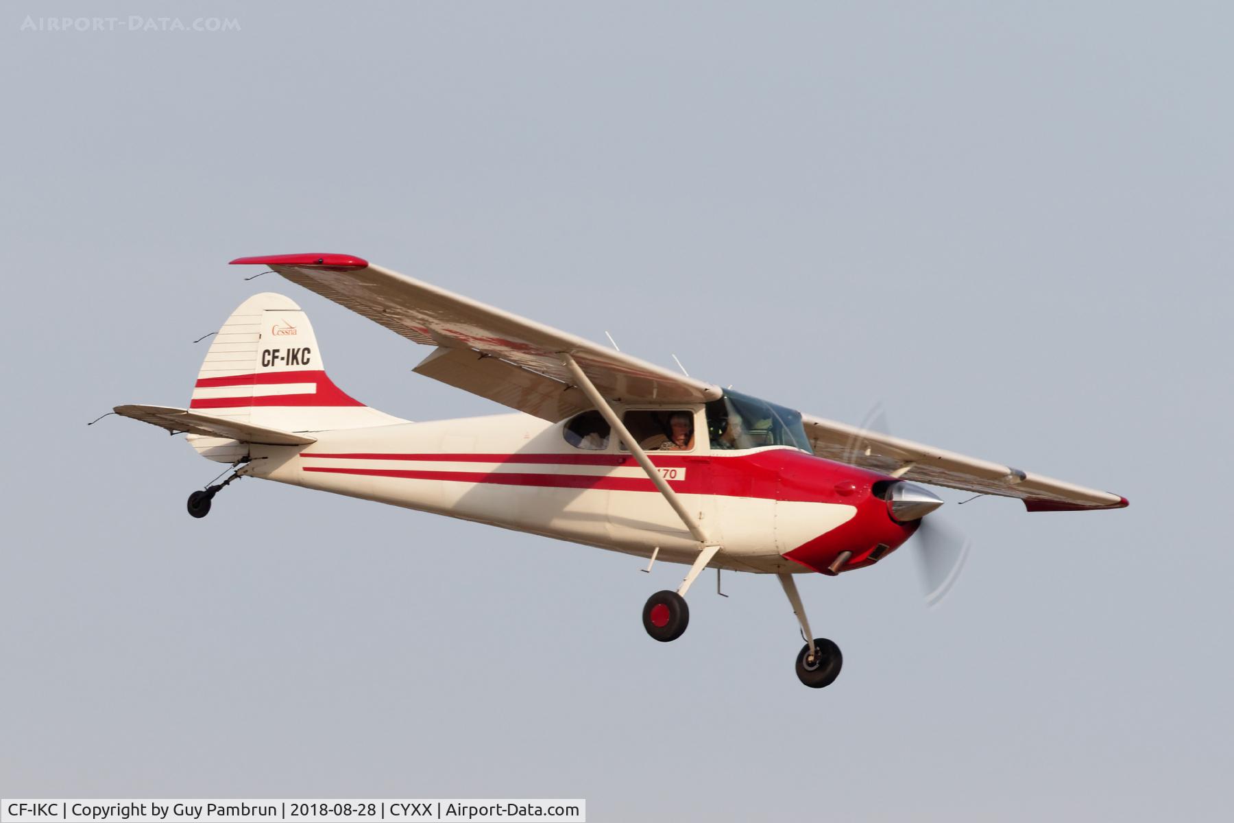 CF-IKC, 1953 Cessna 170B C/N 26048, Landing