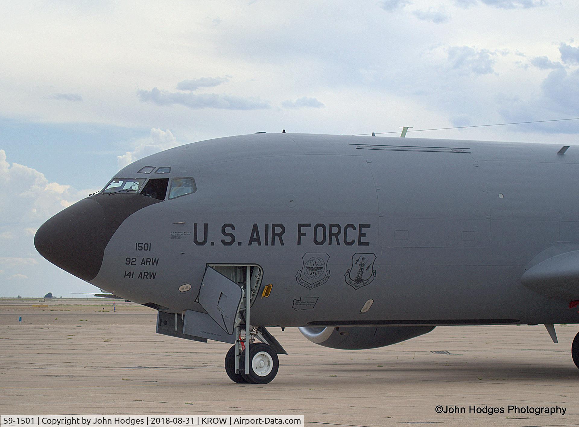 59-1501, 1959 Boeing KC-135R Stratotanker C/N 17989, 92d ARW visiting KROW
