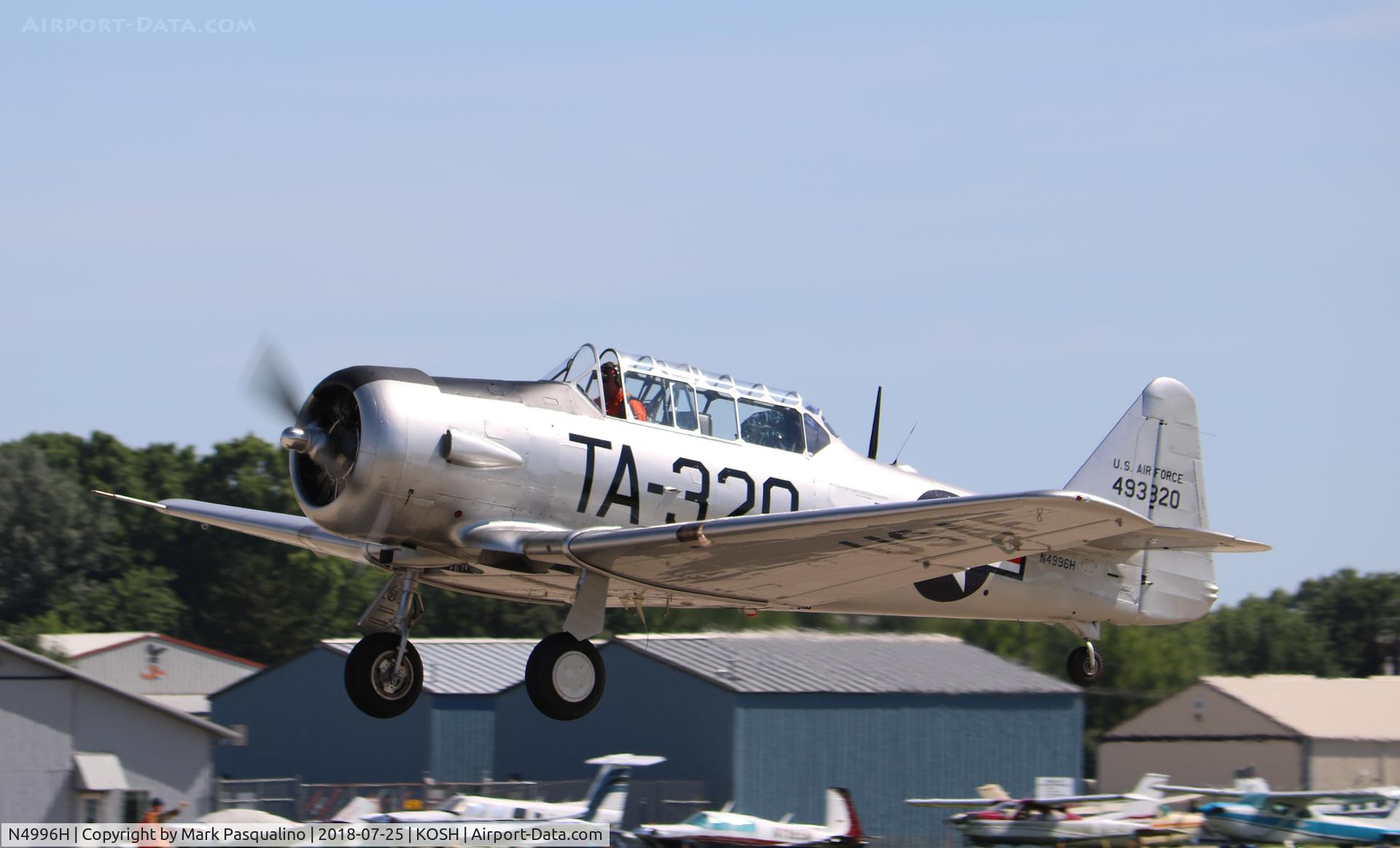 N4996H, 1951 North American T-6G Texan C/N 168-424, North American T-6G