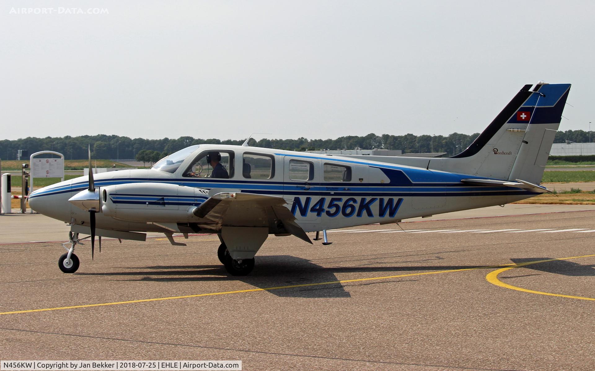N456KW, 1982 Beech 58P Baron C/N TJ-427, Lelystad Airport