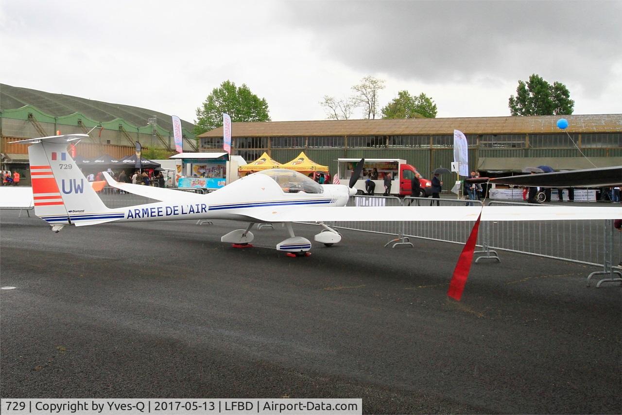 729, Diamond HK-36 Super Dimona C/N 36729, Diamond HK-36 Super Dimona, Static display, Bordeaux-Mérignac airport (LFBD-BOD) Ope day 2017