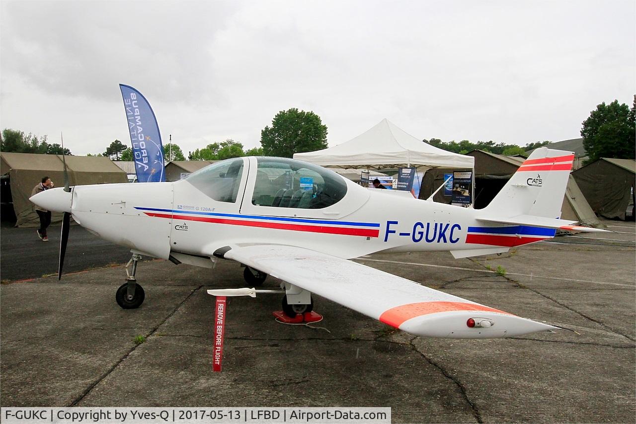 F-GUKC, Grob G-120A-F C/N 85037, Grob G-120A-F, Static display, Bordeaux-Mérignac Air Base 106 (LFBD-BOD) Ope day 2017