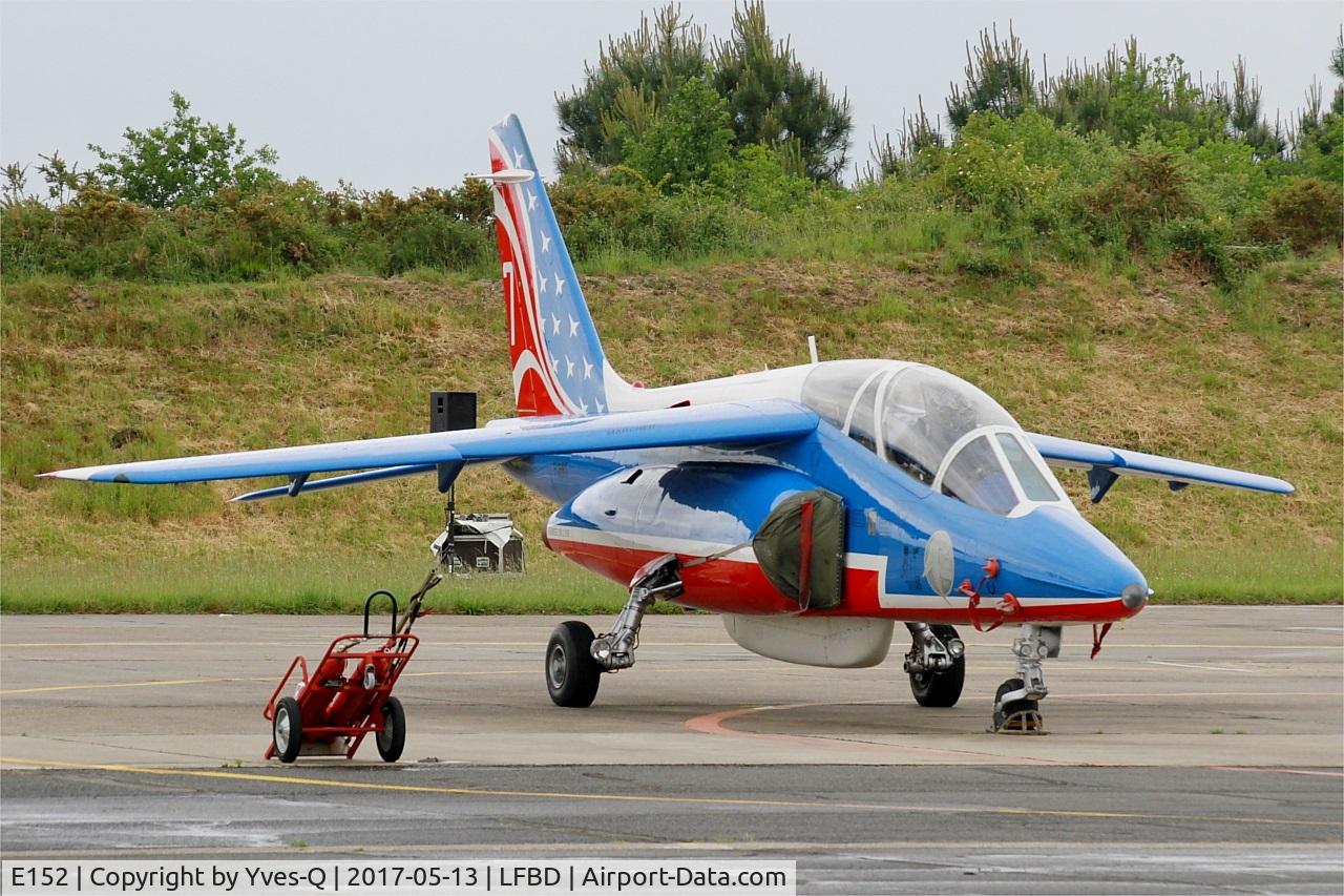 E152, Dassault-Dornier Alpha Jet E C/N E152, Dassault Dornier Alphajet E (F-UHRT), Athos 07 of Patrouille de France 2017, Bordeaux-Mérignac Air Base 106 (LFBD-BOD) Open day 2017